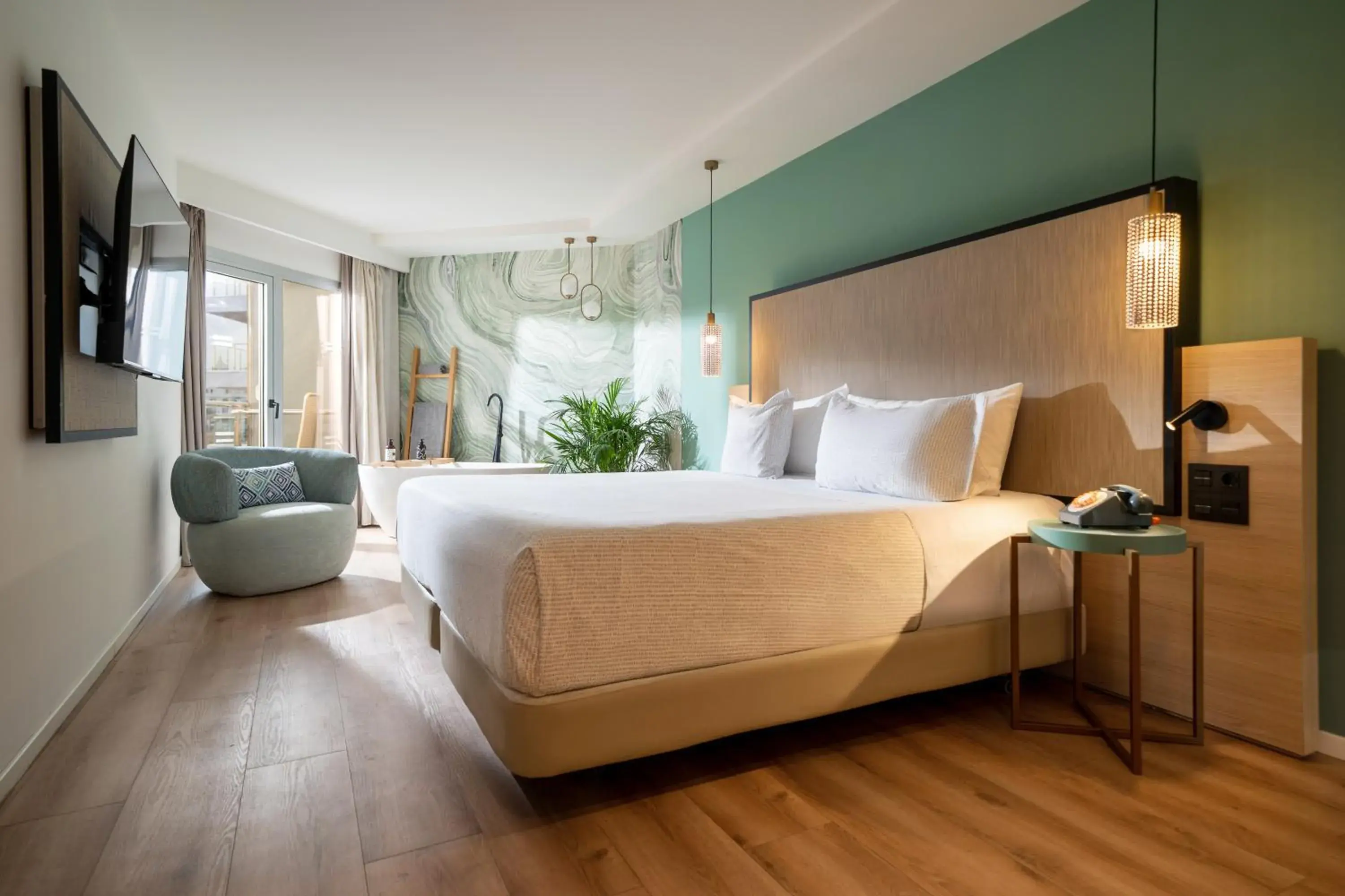 Bed in INNSiDE by Meliá Alicante Porta Maris Bed in INNSiDE by Meliá Alicante Porta Maris