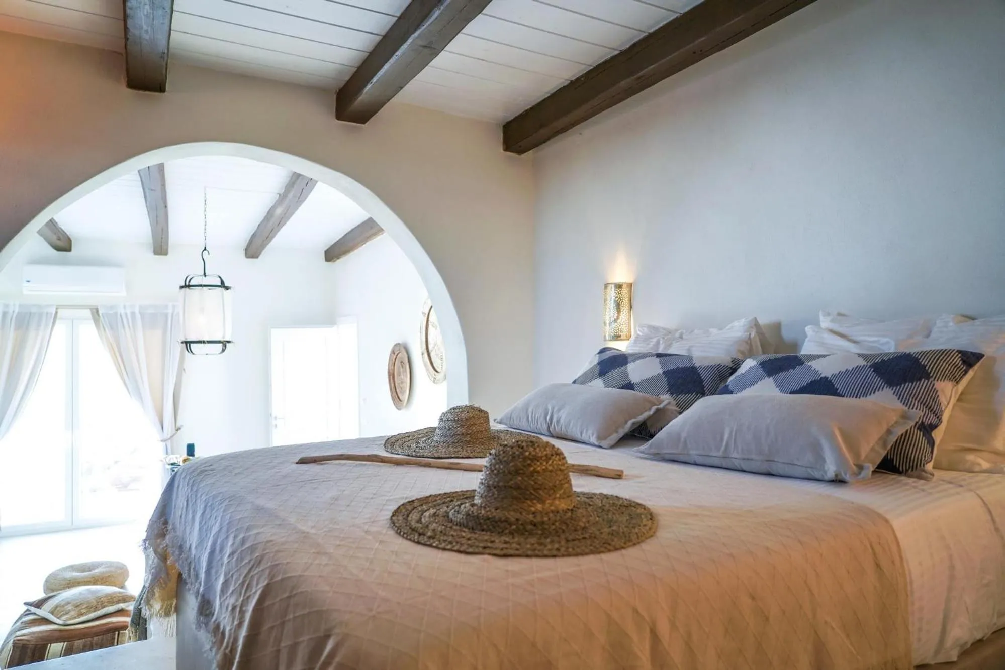 Bedroom in Mykonos High Villa