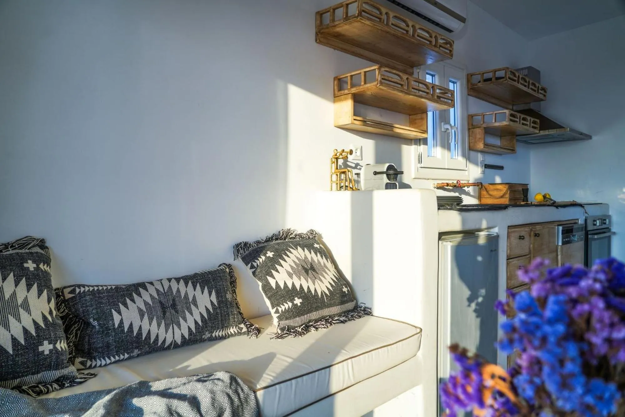 Bedroom in Mykonos High Villa