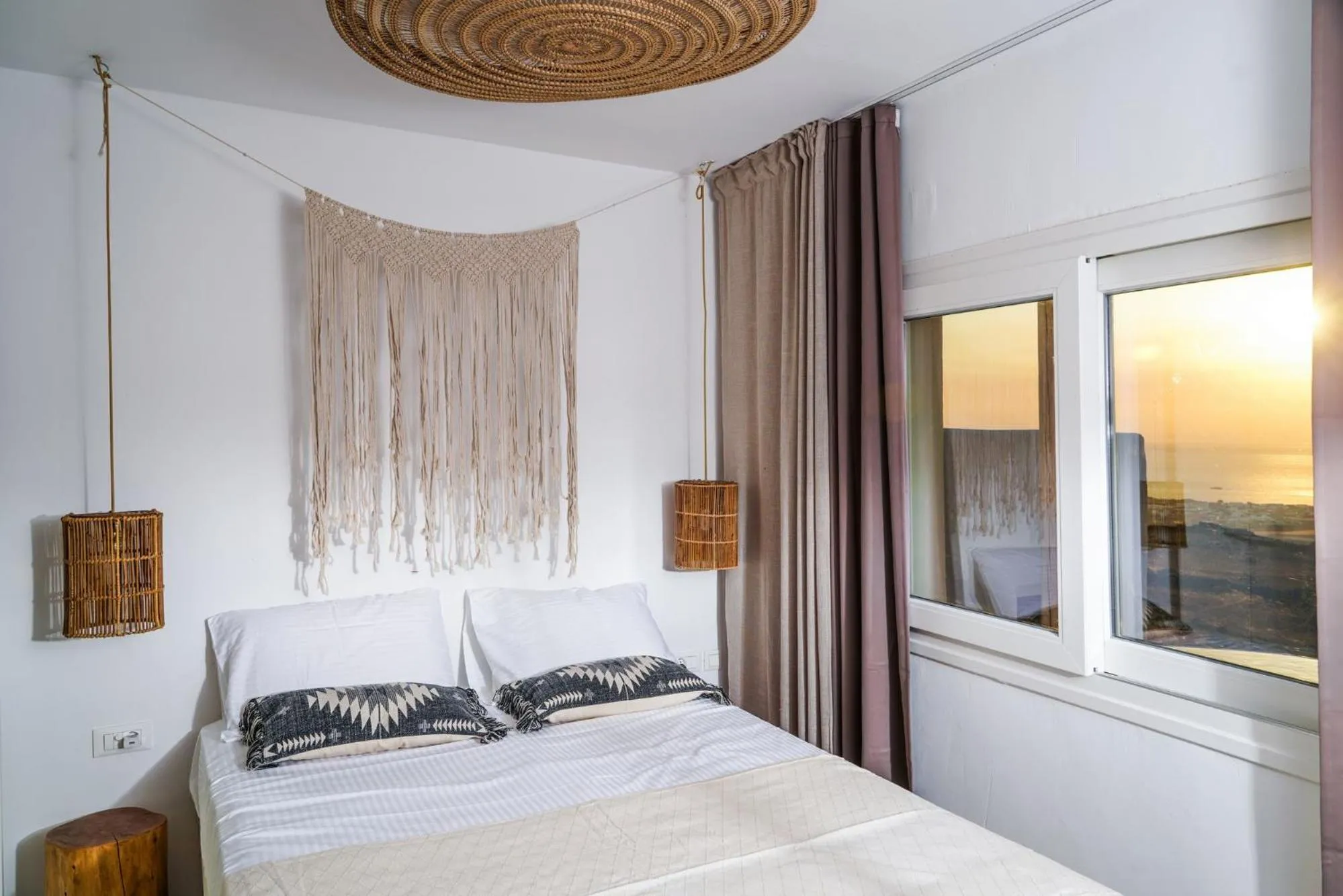 Bedroom in Mykonos High Villa