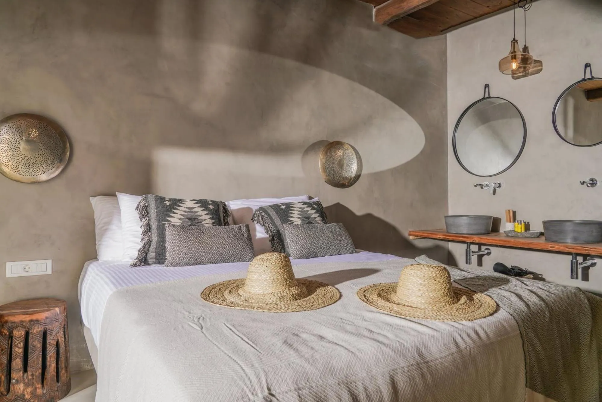 Bedroom in Mykonos High Villa