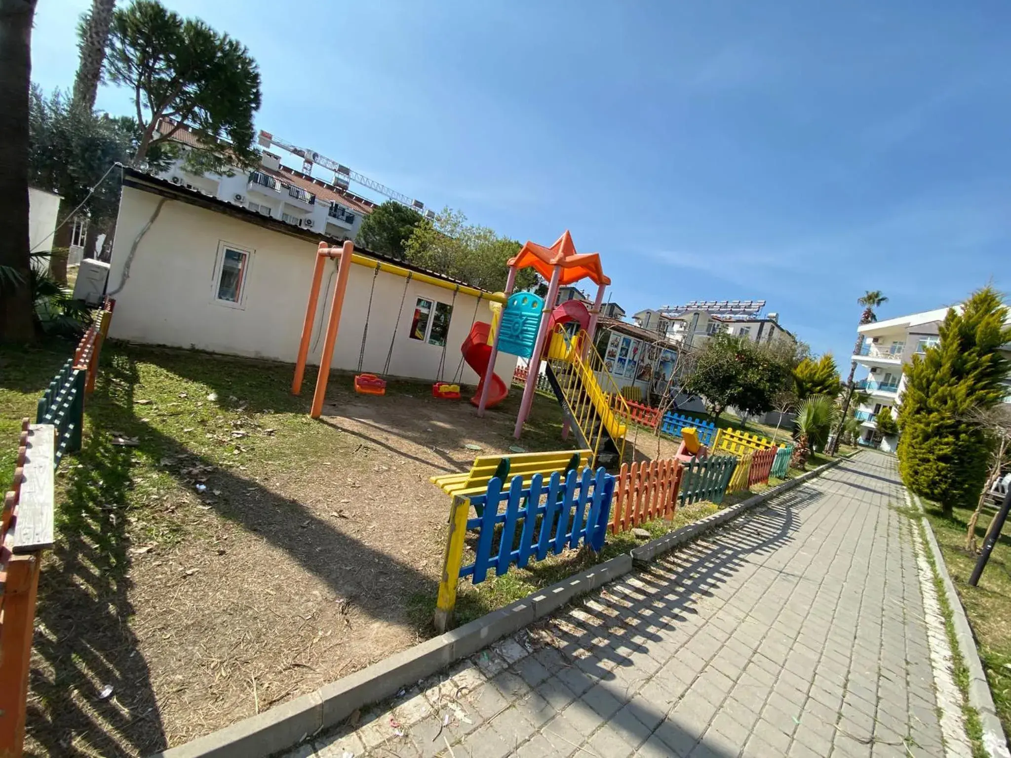 Children play ground in İrem Greenside Apart Children play ground in İrem Greenside Apart