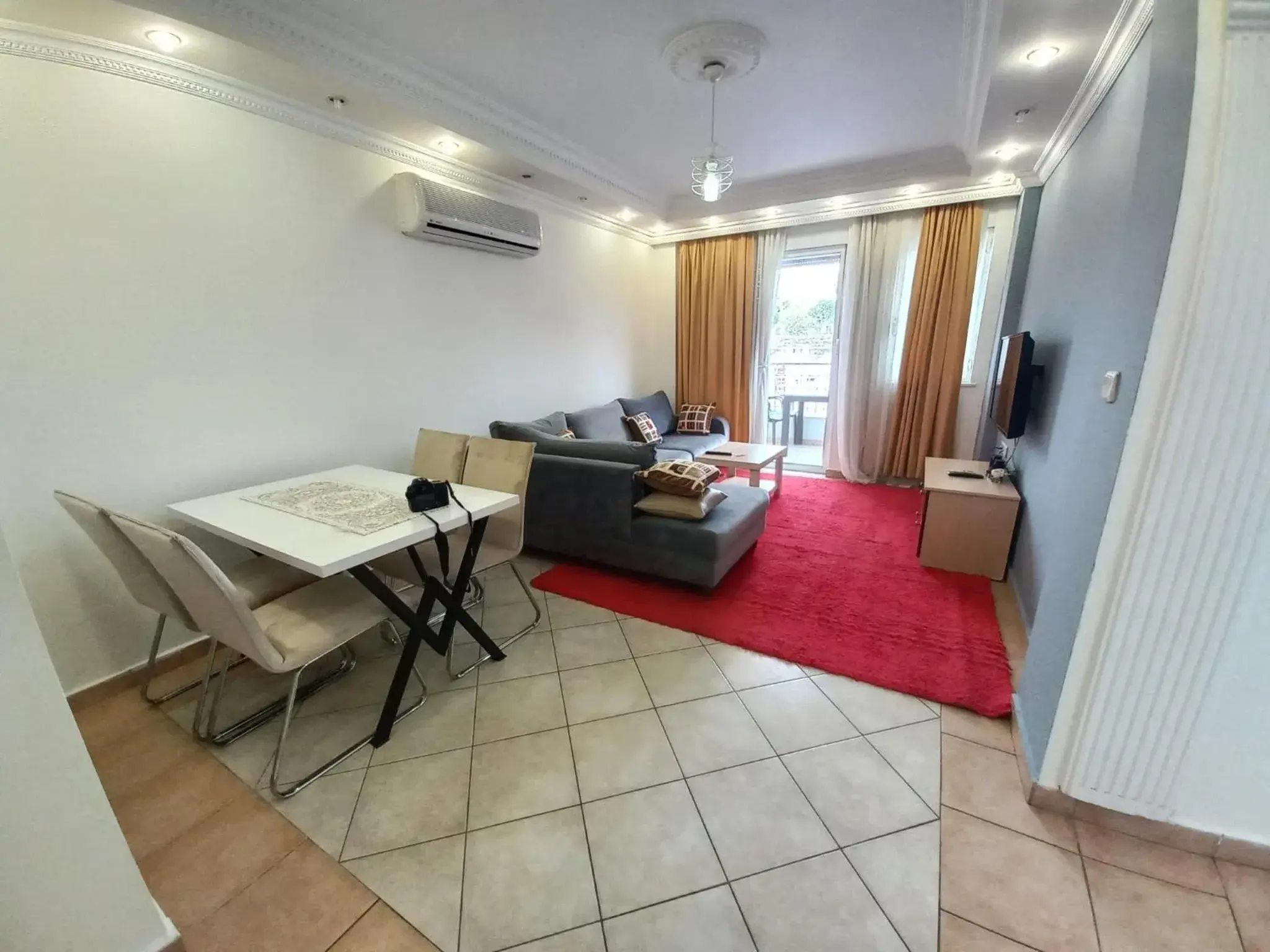 Living room in İrem Greenside Apart Living room in İrem Greenside Apart