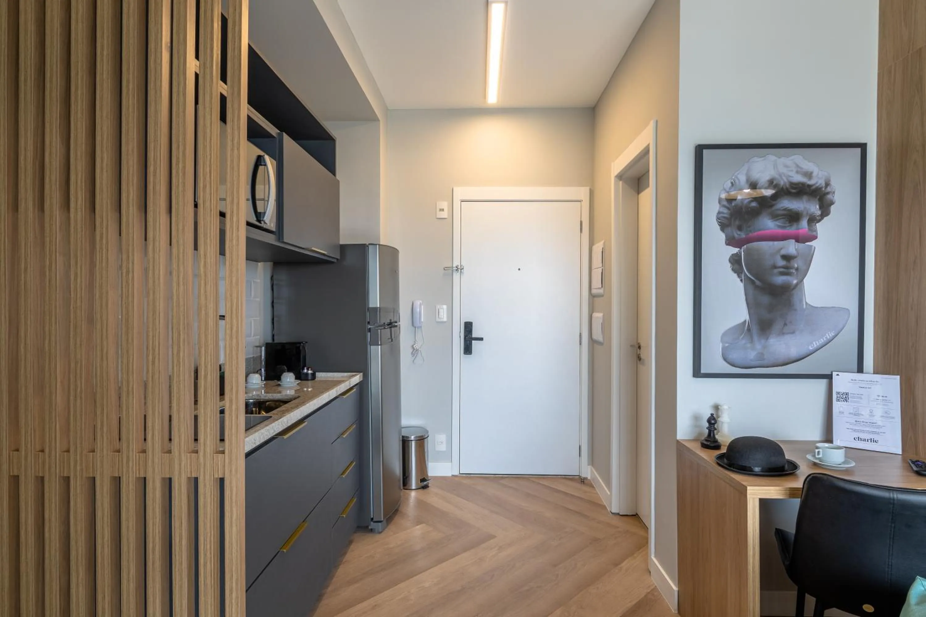 Kitchen or kitchenette in Charlie Thera Ibirapuera