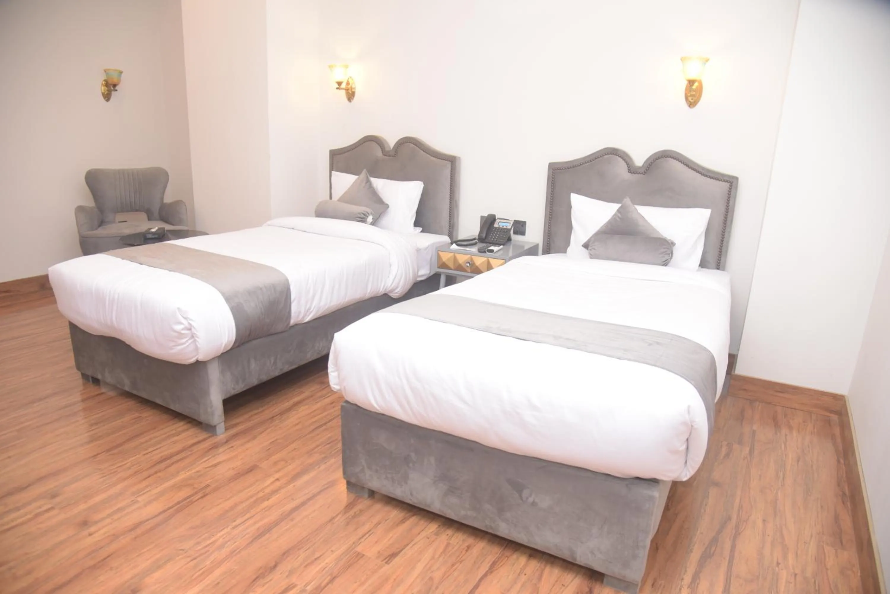 Bedroom, Bed in The Rich Hotel & Apartments