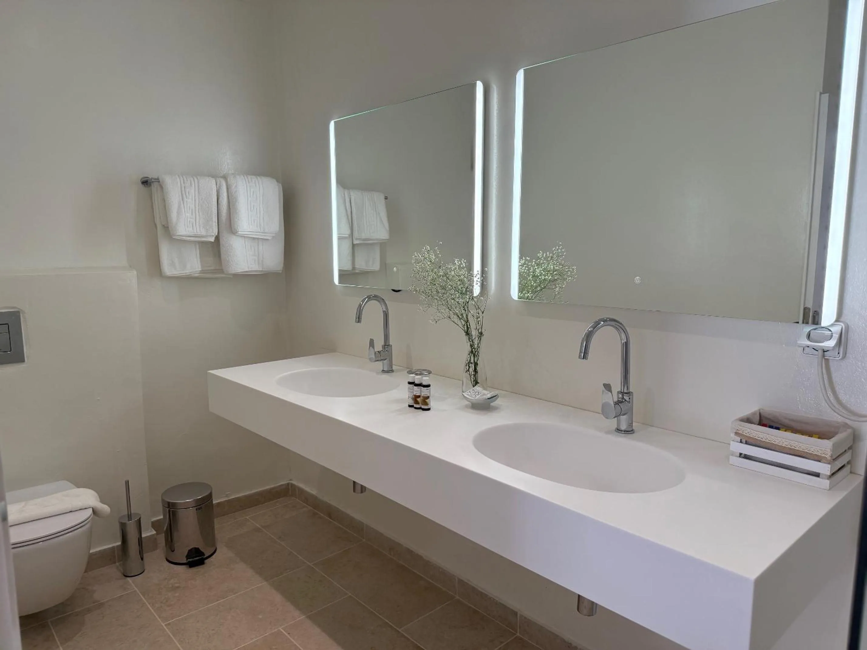 Bathroom in Golden Sun Hotel Patmos