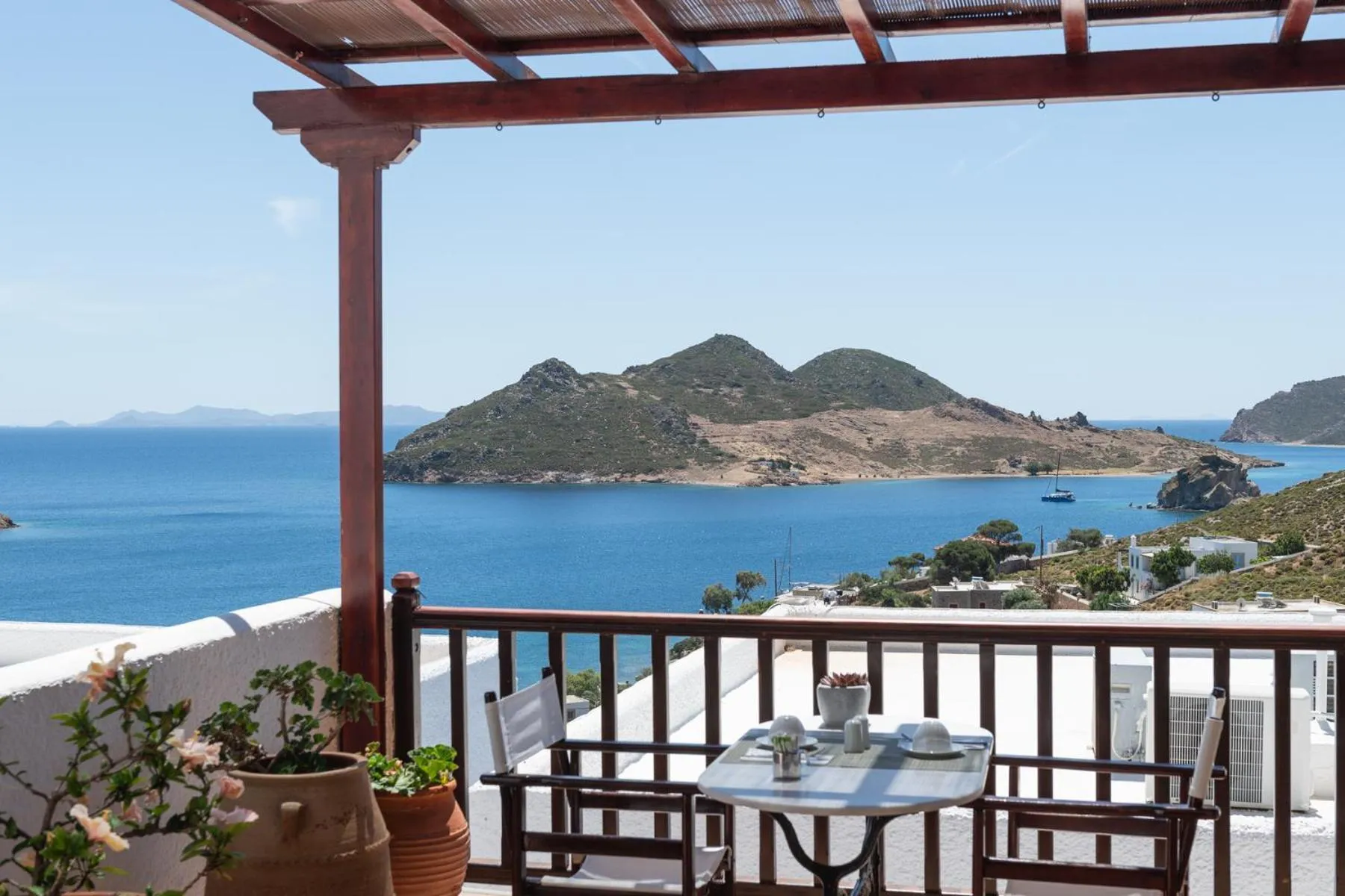 Breakfast in Golden Sun Hotel Patmos