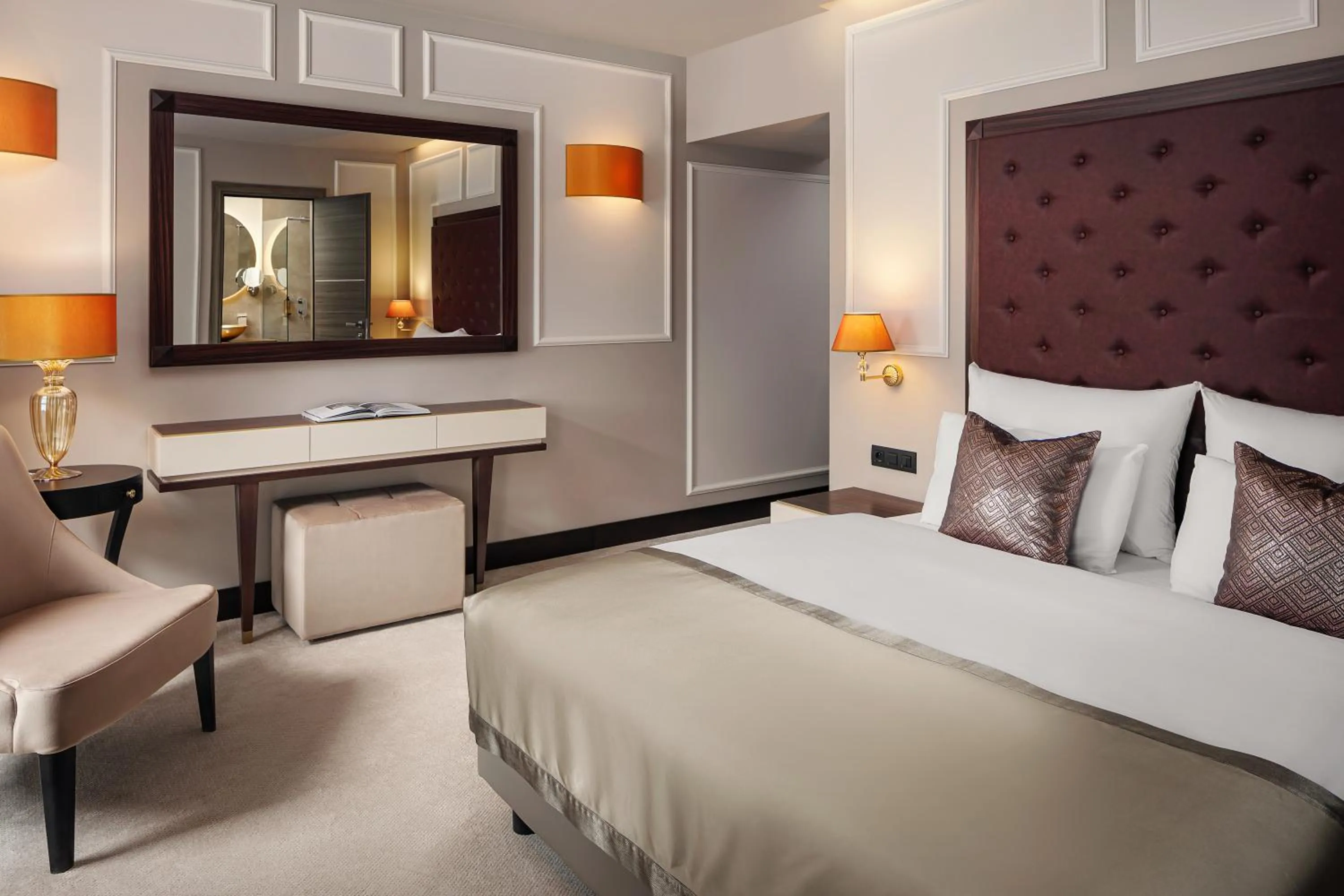 Bed in Boutique Hotel Saxonia