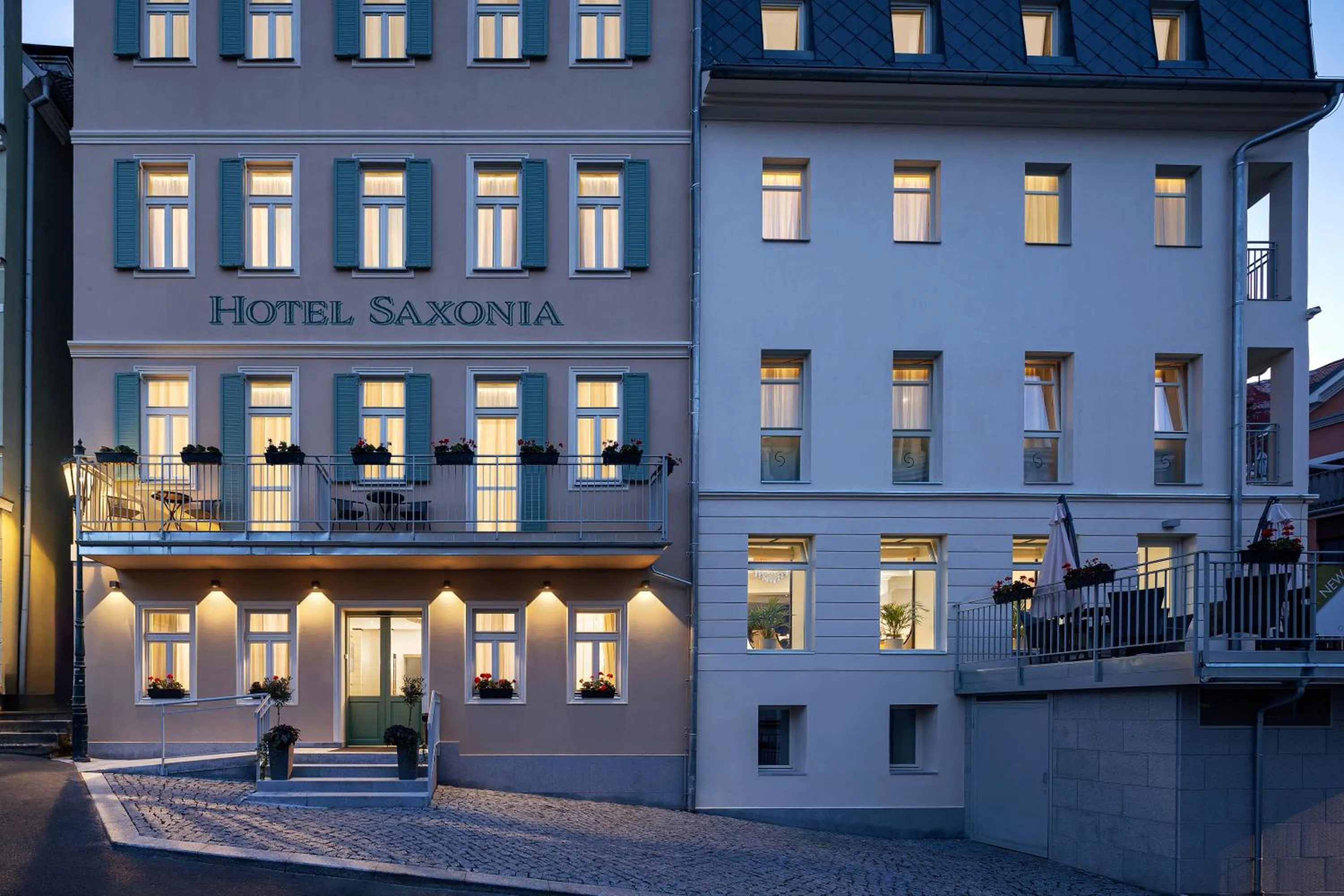Facade/entrance in Boutique Hotel Saxonia