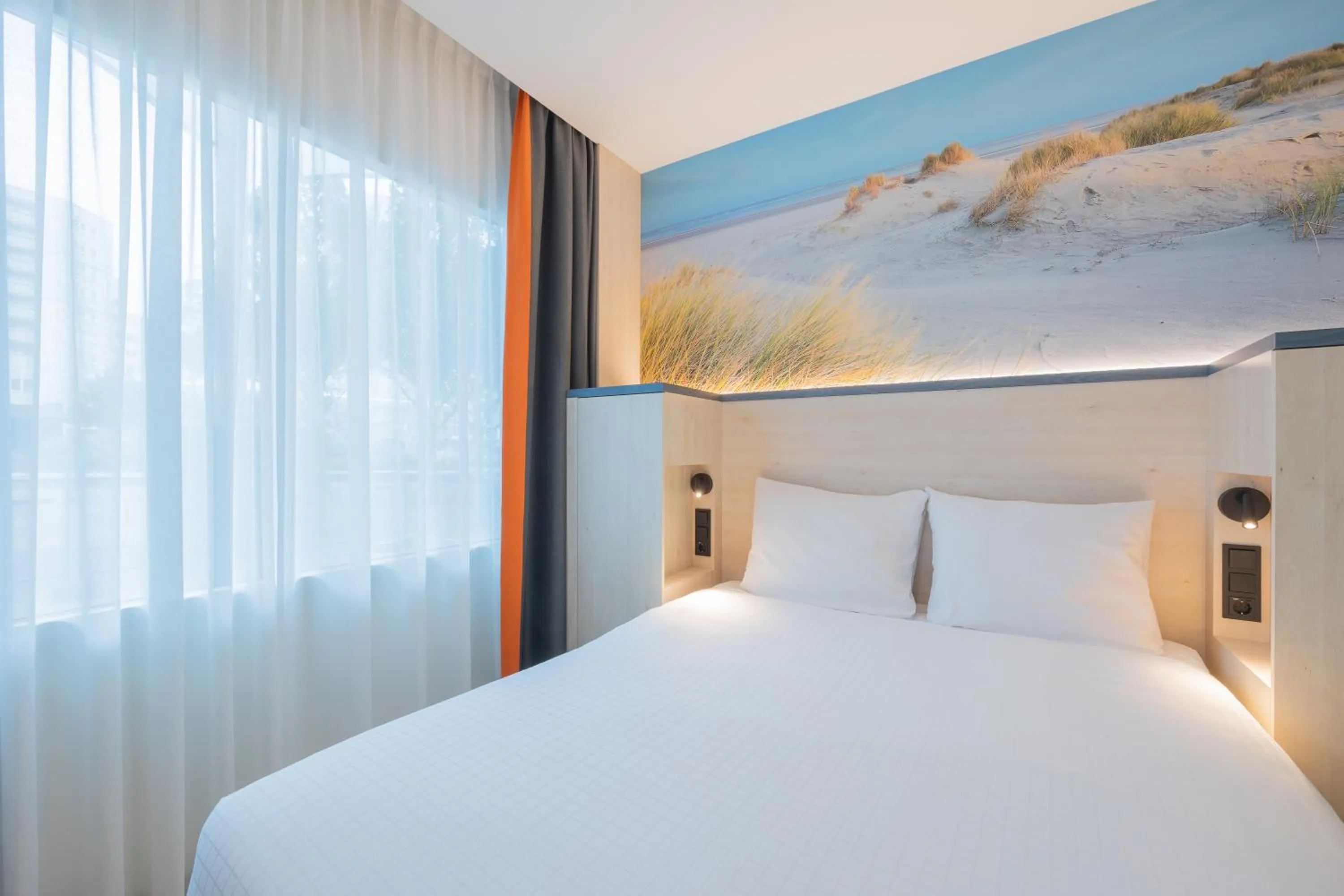 Bed in Fox Hotel The Hague Scheveningen