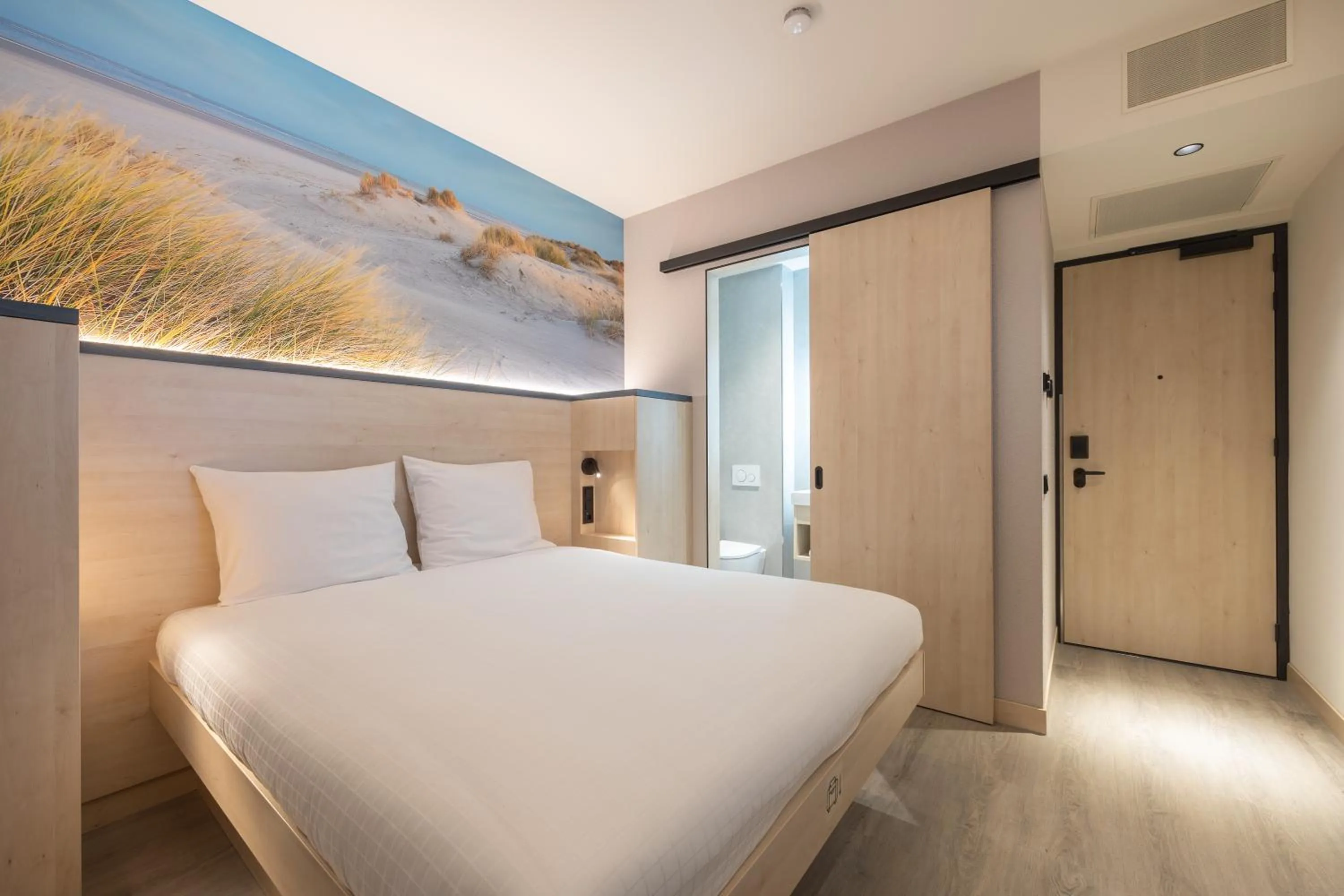 Bed in Fox Hotel The Hague Scheveningen