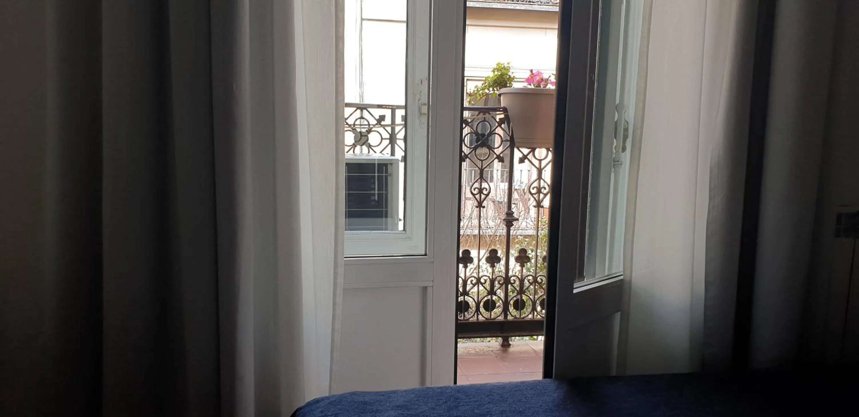 Balcony/Terrace in Hostal Las Fuentes