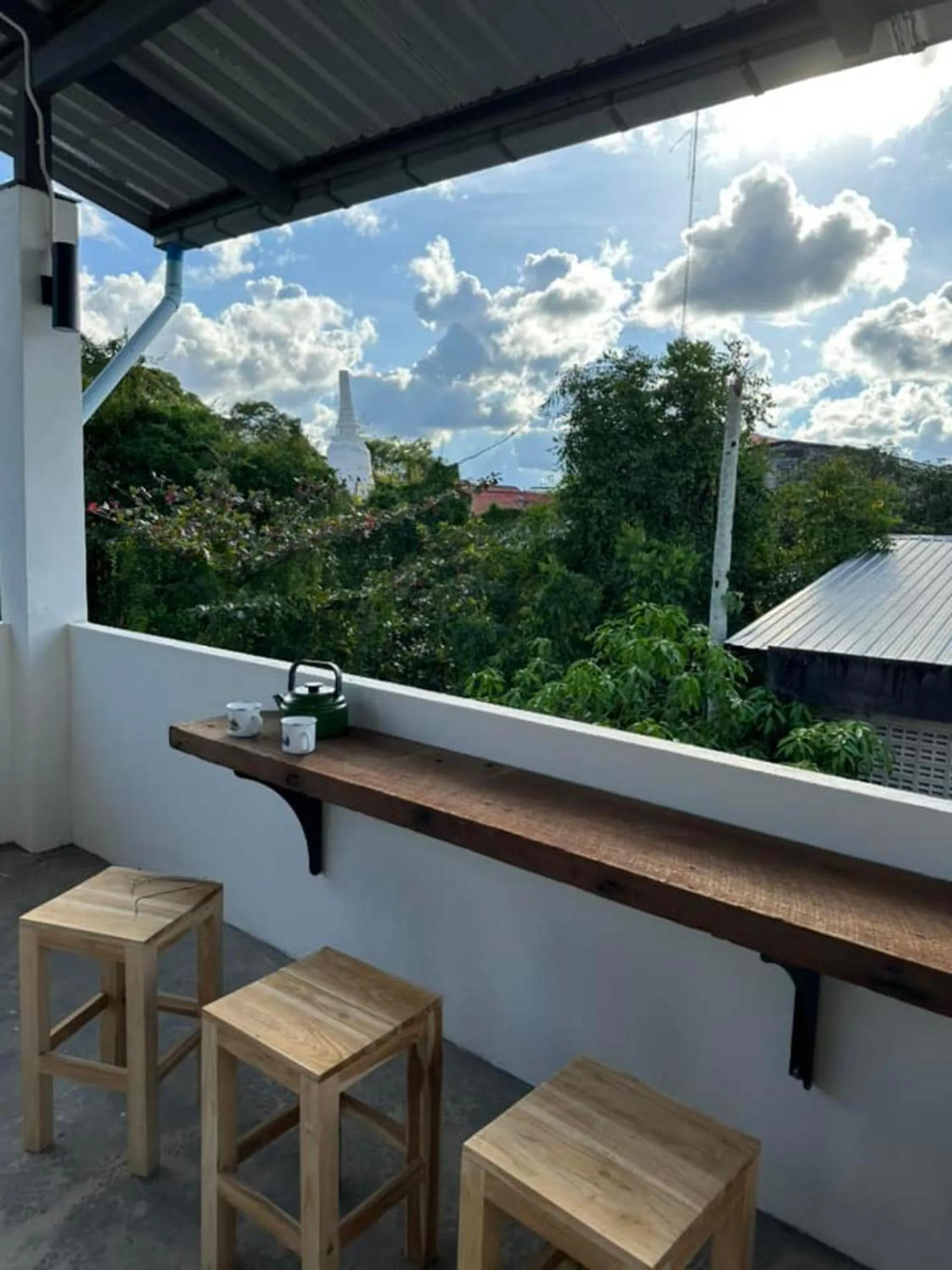 Balcony/Terrace in Norm Space Hostel NST