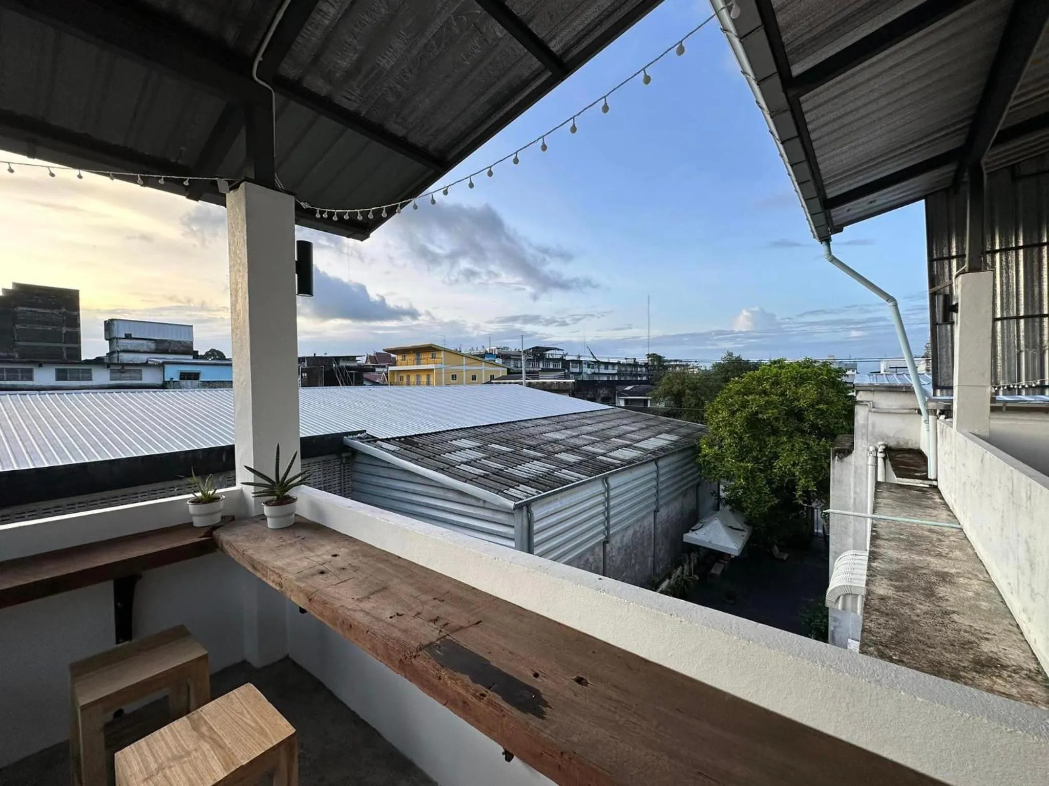 Balcony/Terrace in Norm Space Hostel NST