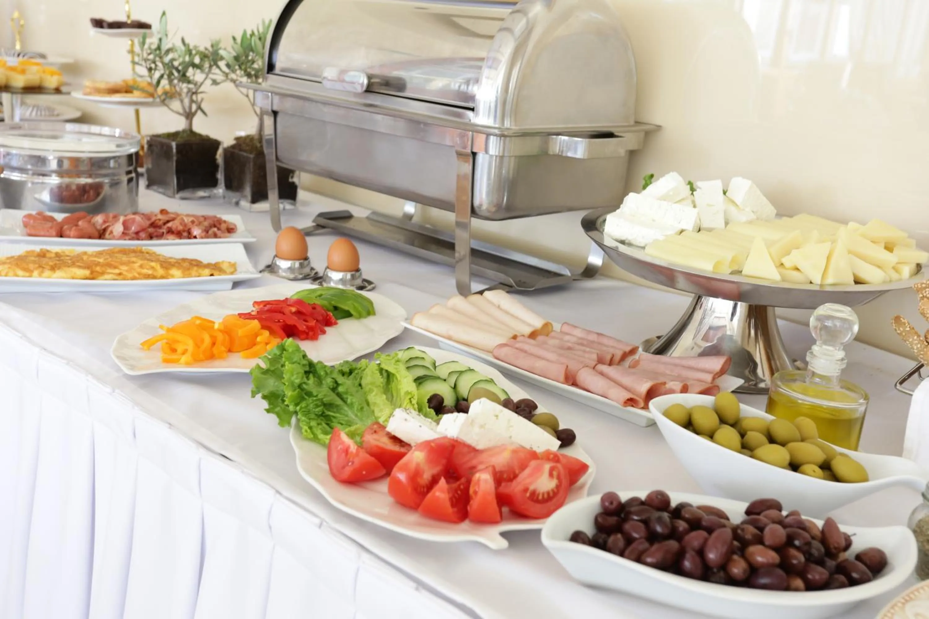 Food close-up in Chloe Luxury Hotel