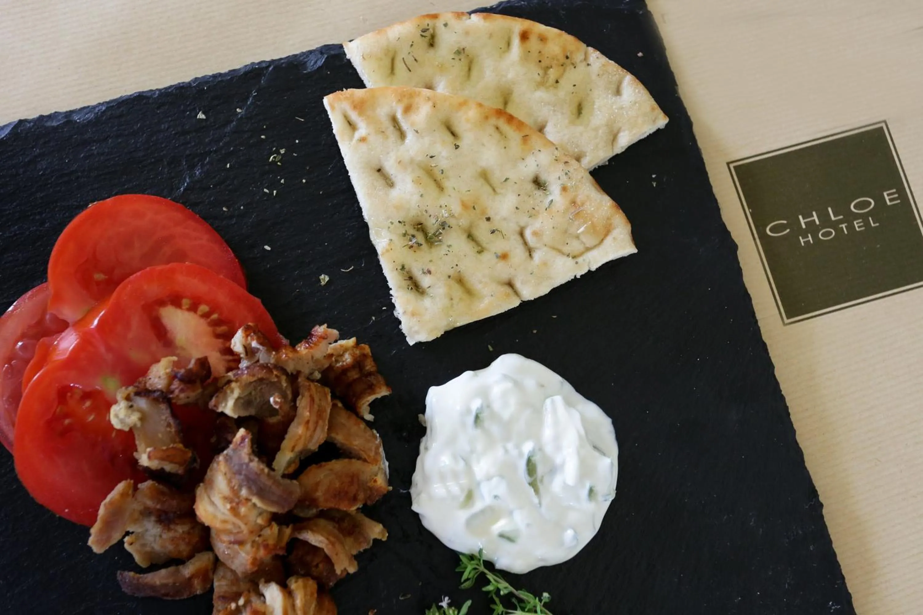 Meals in Chloe Luxury Hotel