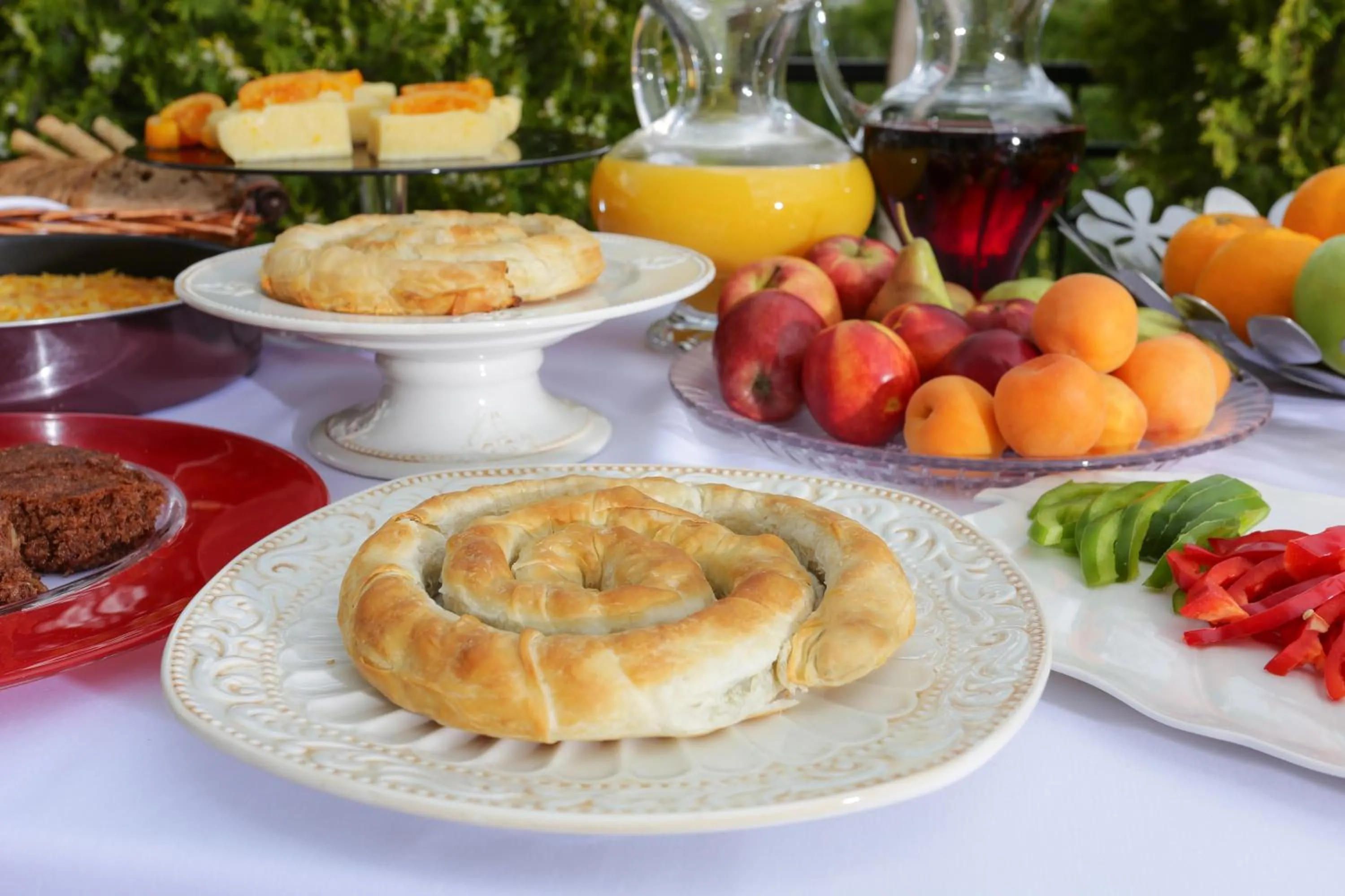 Buffet breakfast in Chloe Luxury Hotel