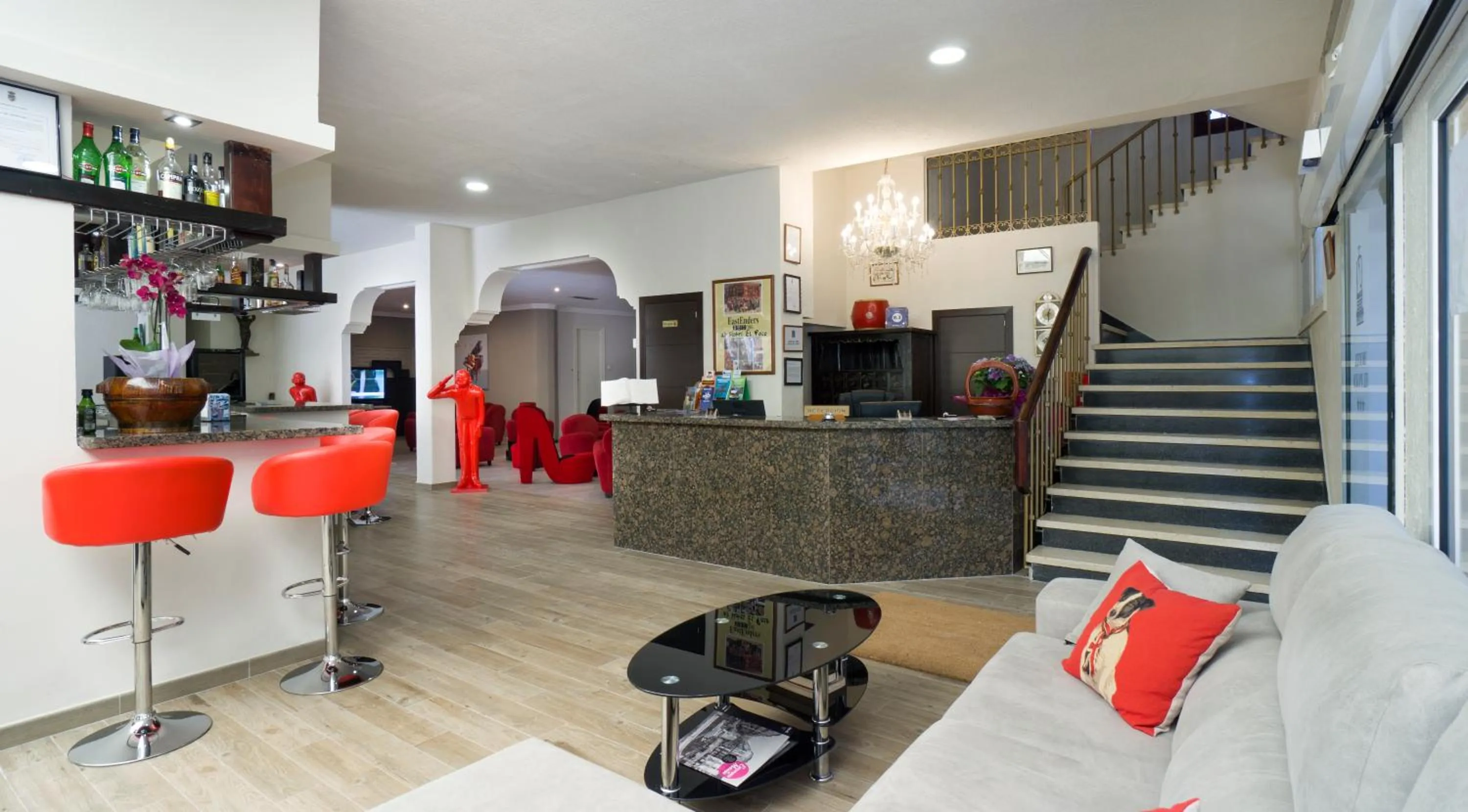 Lobby or reception in Hotel El Pozo