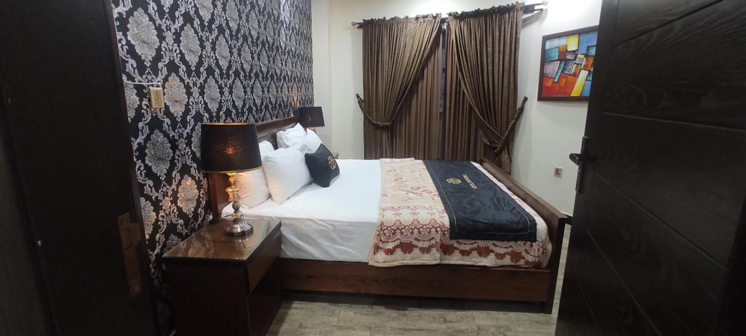 Bed in Hotel Daffodils