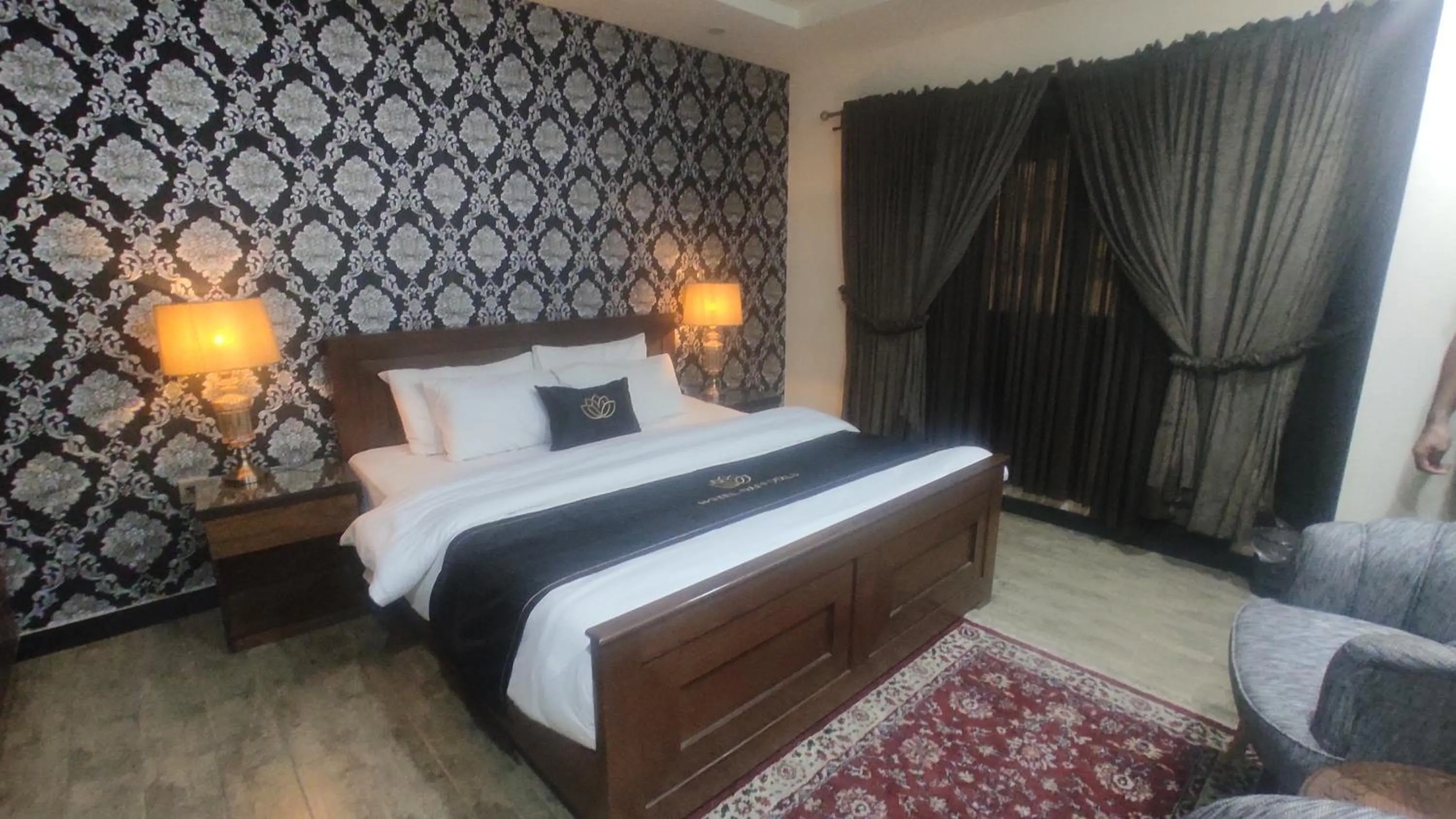 Bed in Hotel Daffodils