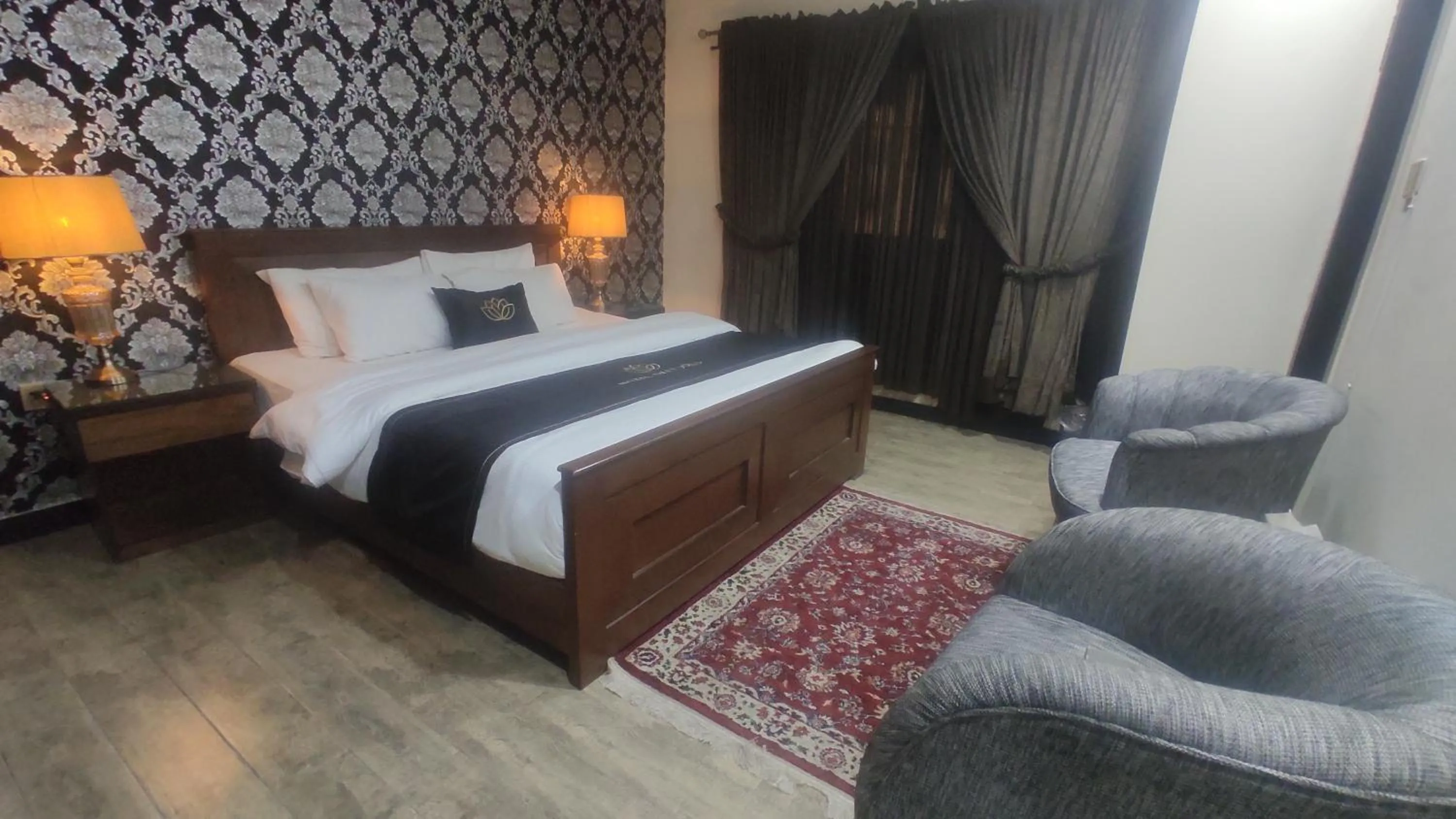 Bed in Hotel Daffodils