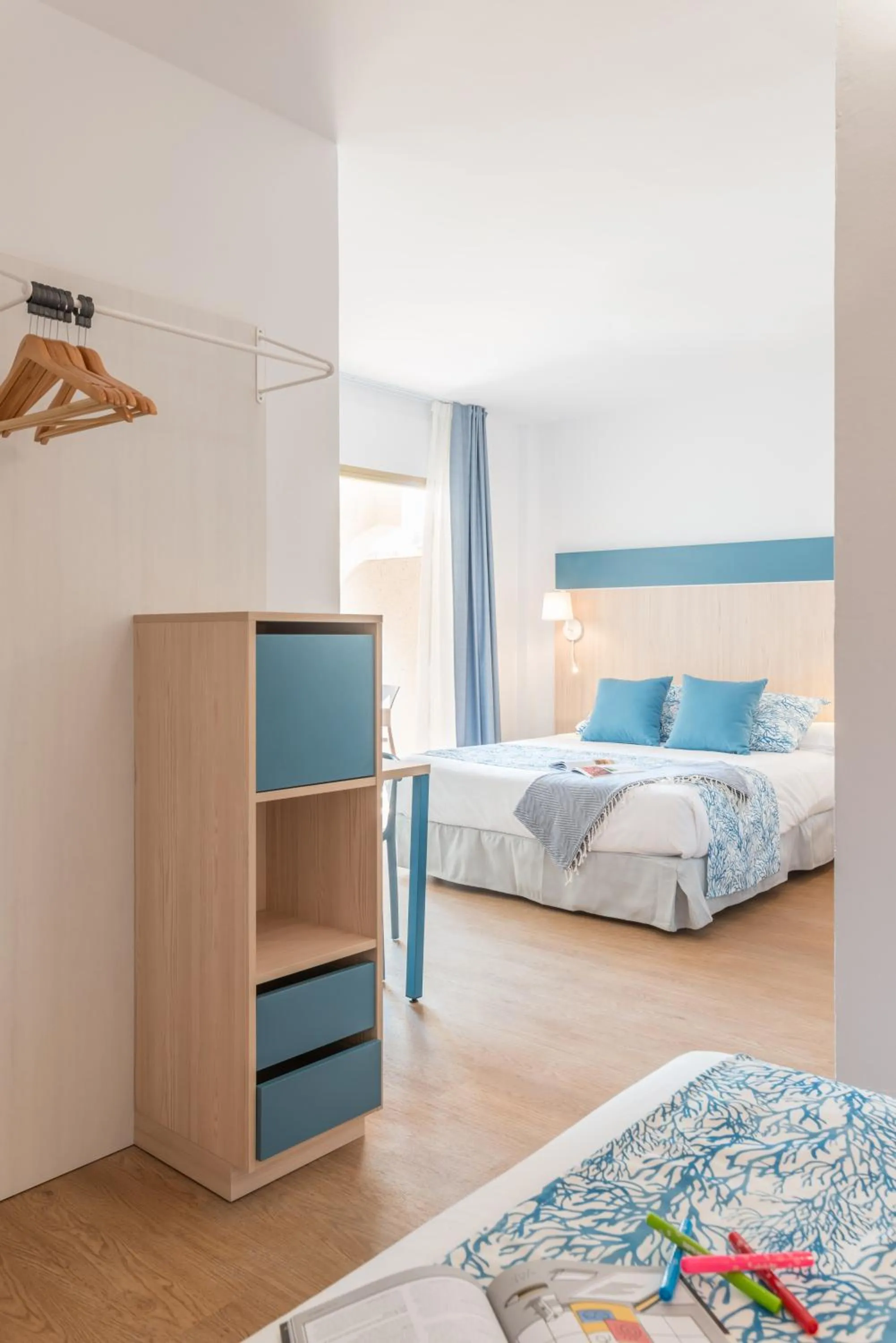 Bedroom, Bed in Hotel Salou Beach Family Rentalmar