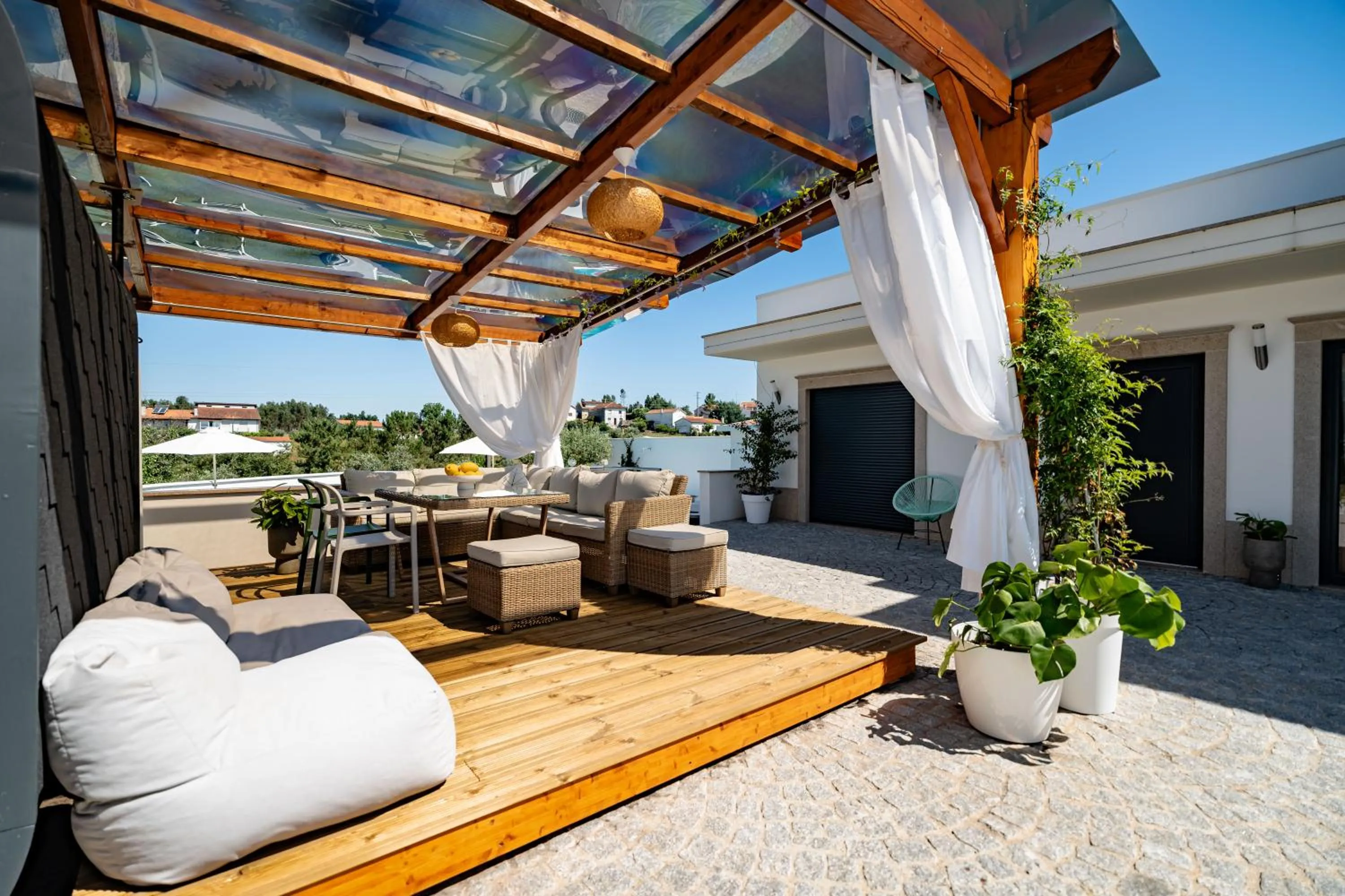 Patio in Alojamento Jasmine