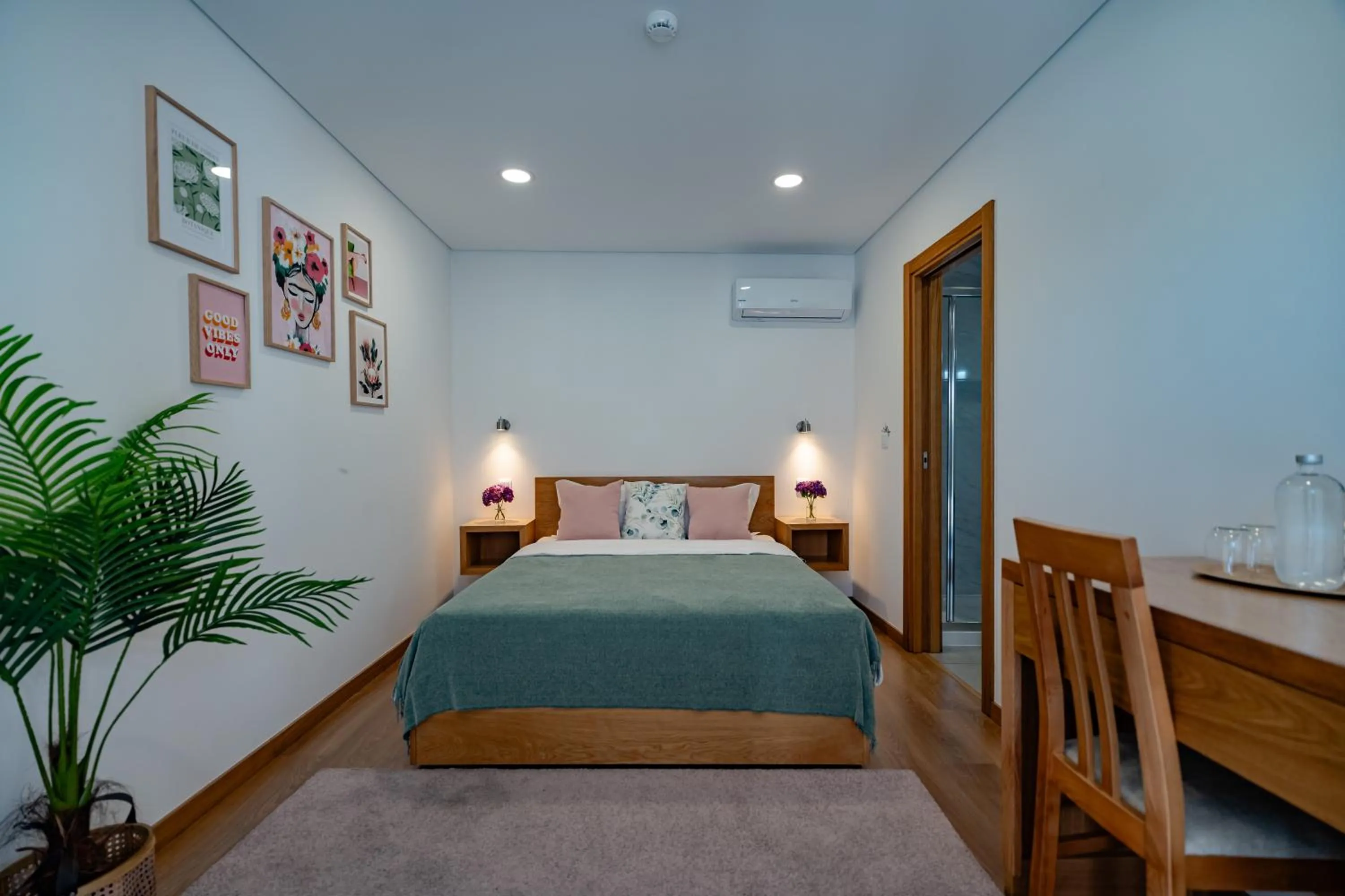 Bed in Alojamento Jasmine