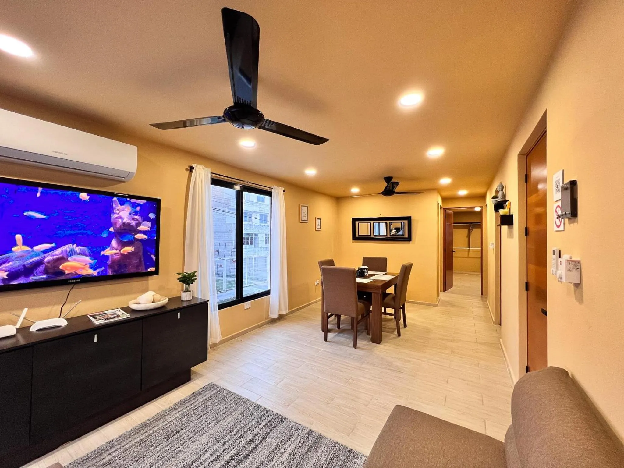 Communal lounge/ TV room in Depa Palenque I Cancun