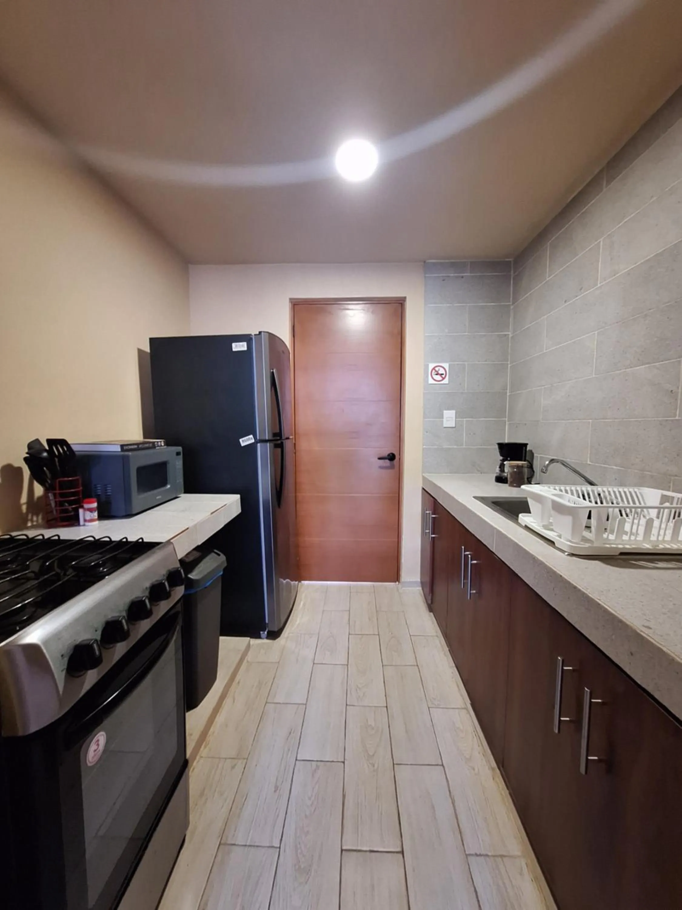 Kitchen or kitchenette in Depa Palenque 2 Cancun