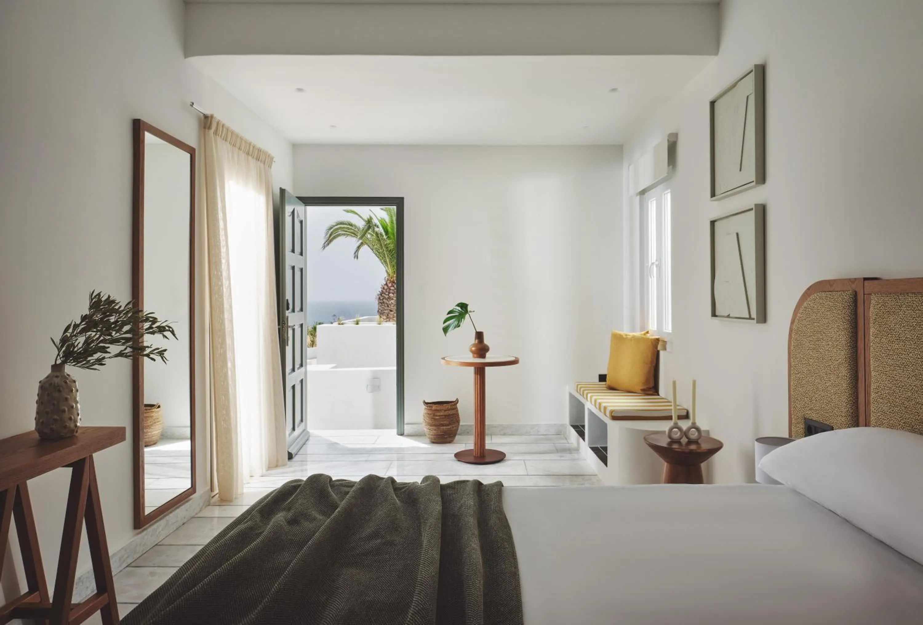 Photo of the whole room, Bed in NUMO Mykonos Boutique Resort