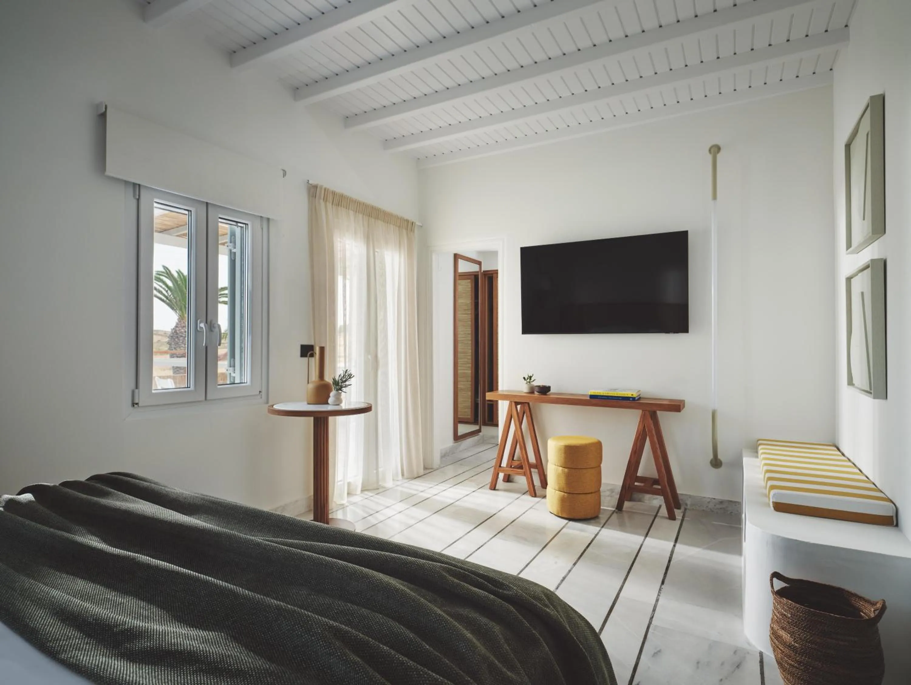 Photo of the whole room, Bed in NUMO Mykonos Boutique Resort