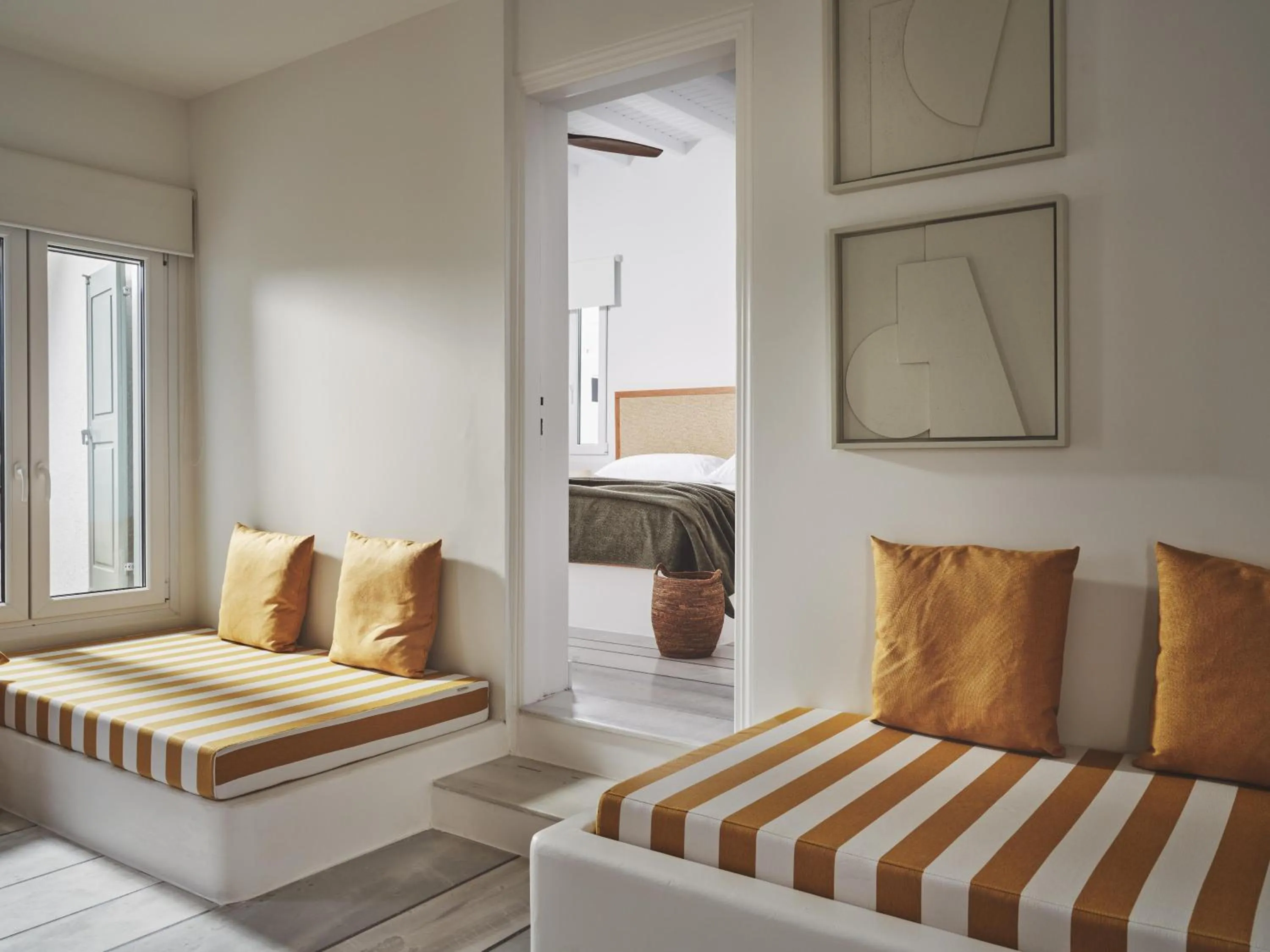 Photo of the whole room, Bed in NUMO Mykonos Boutique Resort