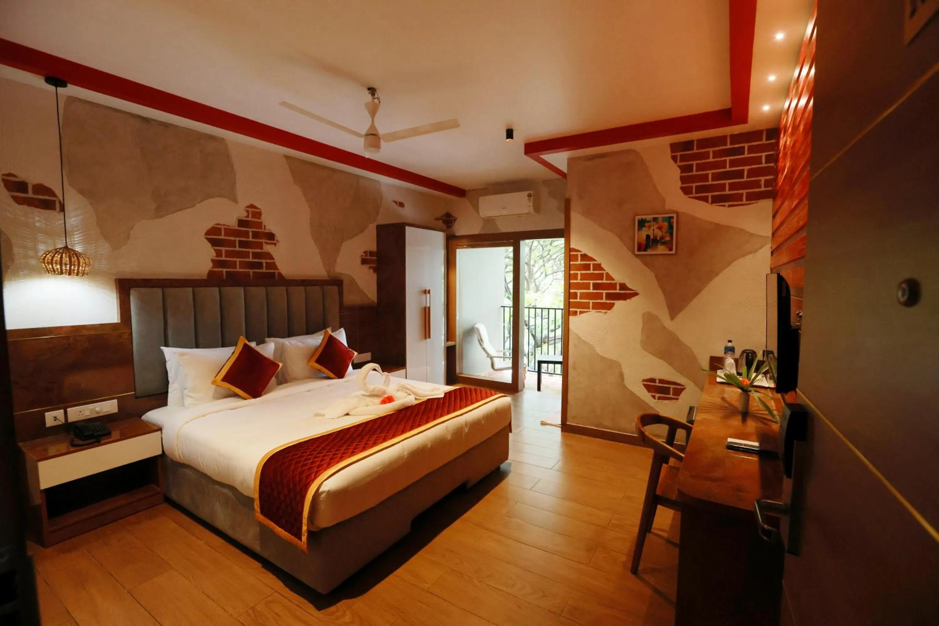 Bedroom, Bed in CMK HABITAT CENTRE