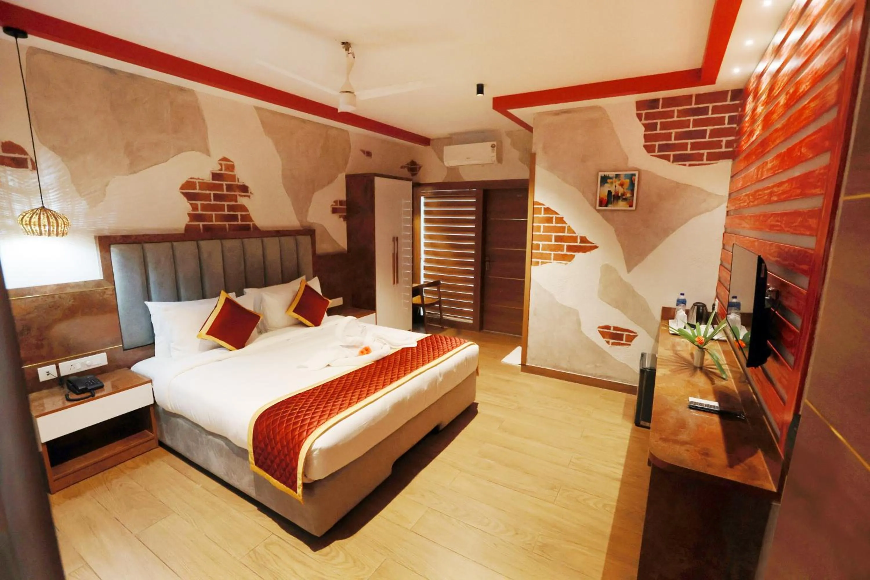 Bedroom, Bed in CMK HABITAT CENTRE