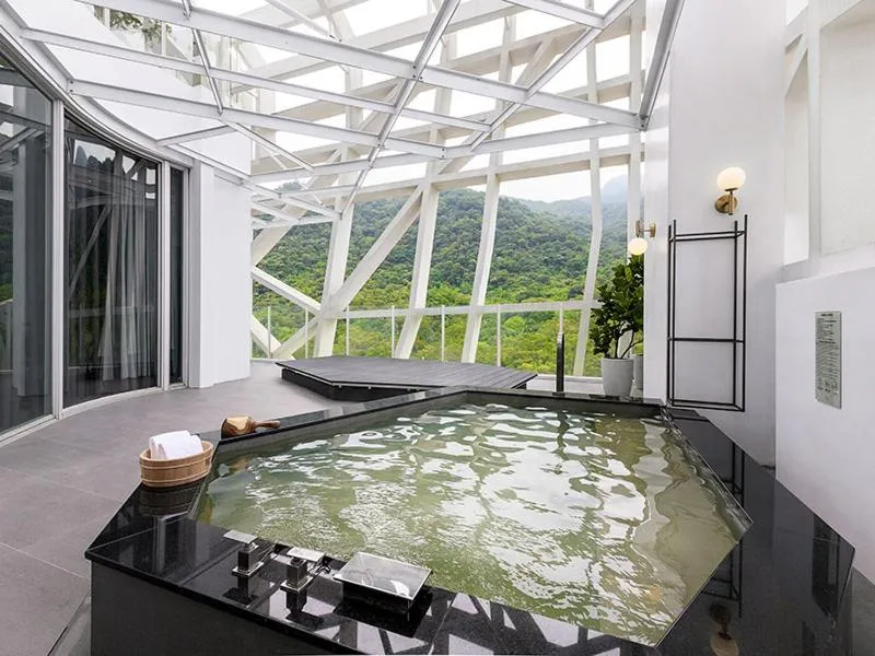 Balcony/Terrace in Orient Luxury Hotel-Jiaoxi