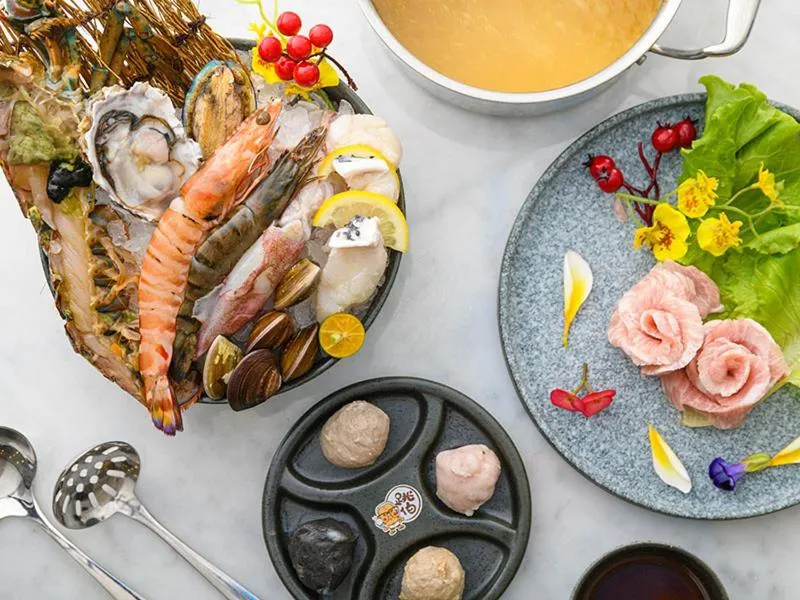 Food in Orient Luxury Hotel-Jiaoxi