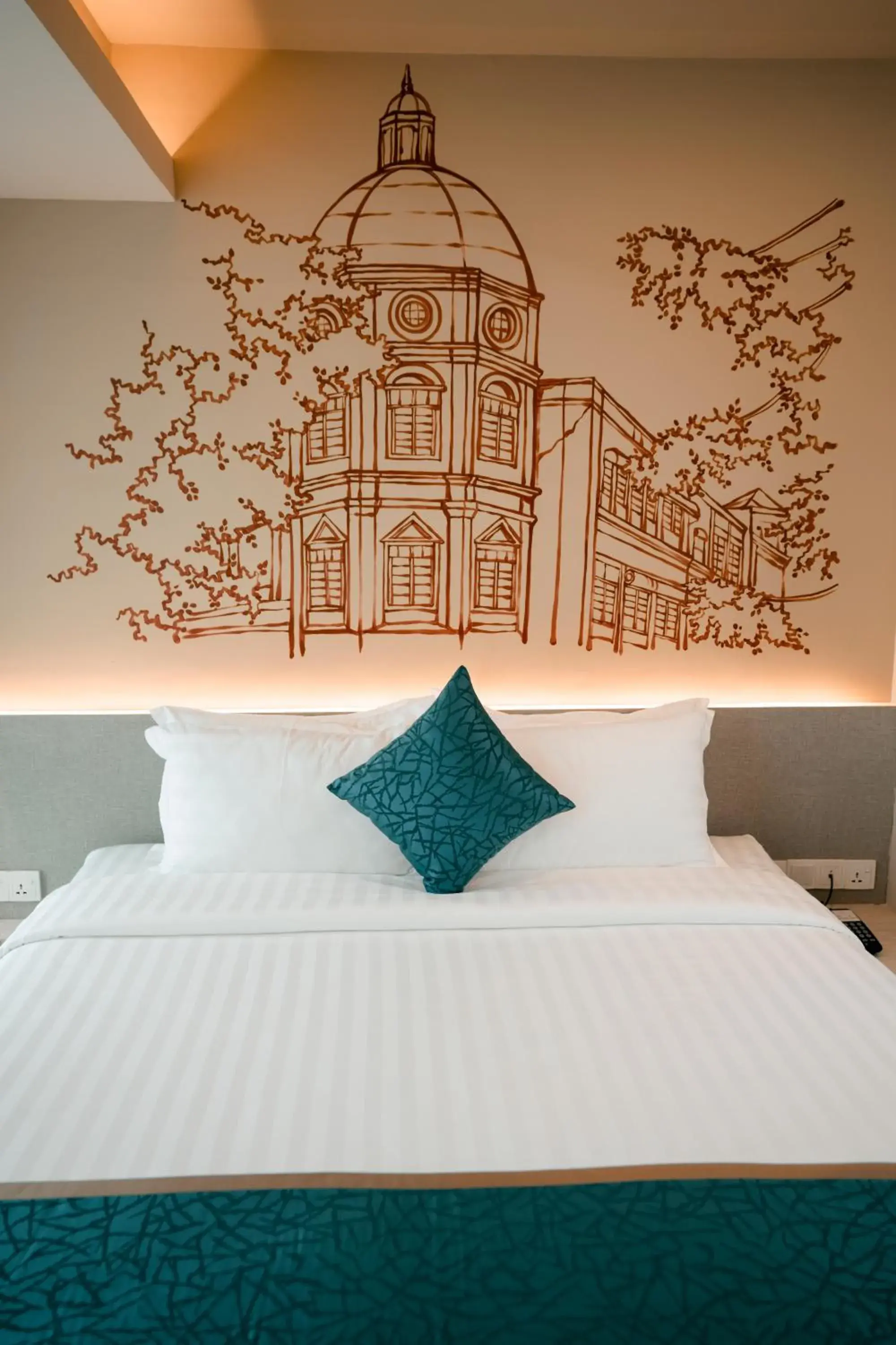 Deluxe Double Room in The Rangoon Hotel Deluxe Double Room in The Rangoon Hotel