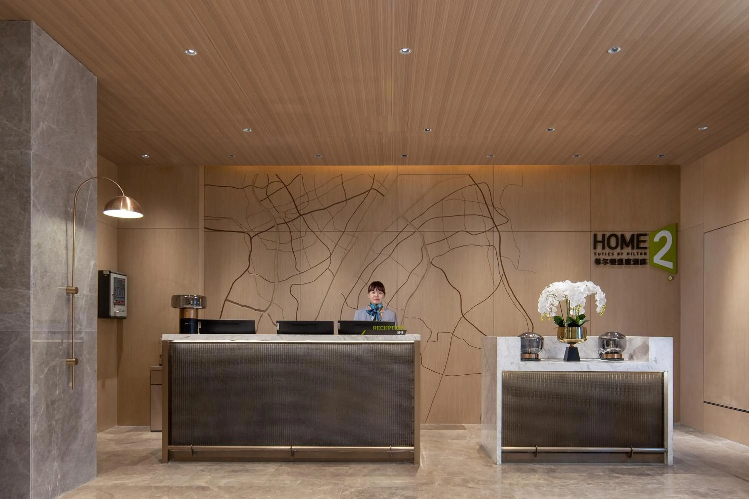 Lobby or reception in Home2 Suites By Hilton Wuhan Hankou Railway Station