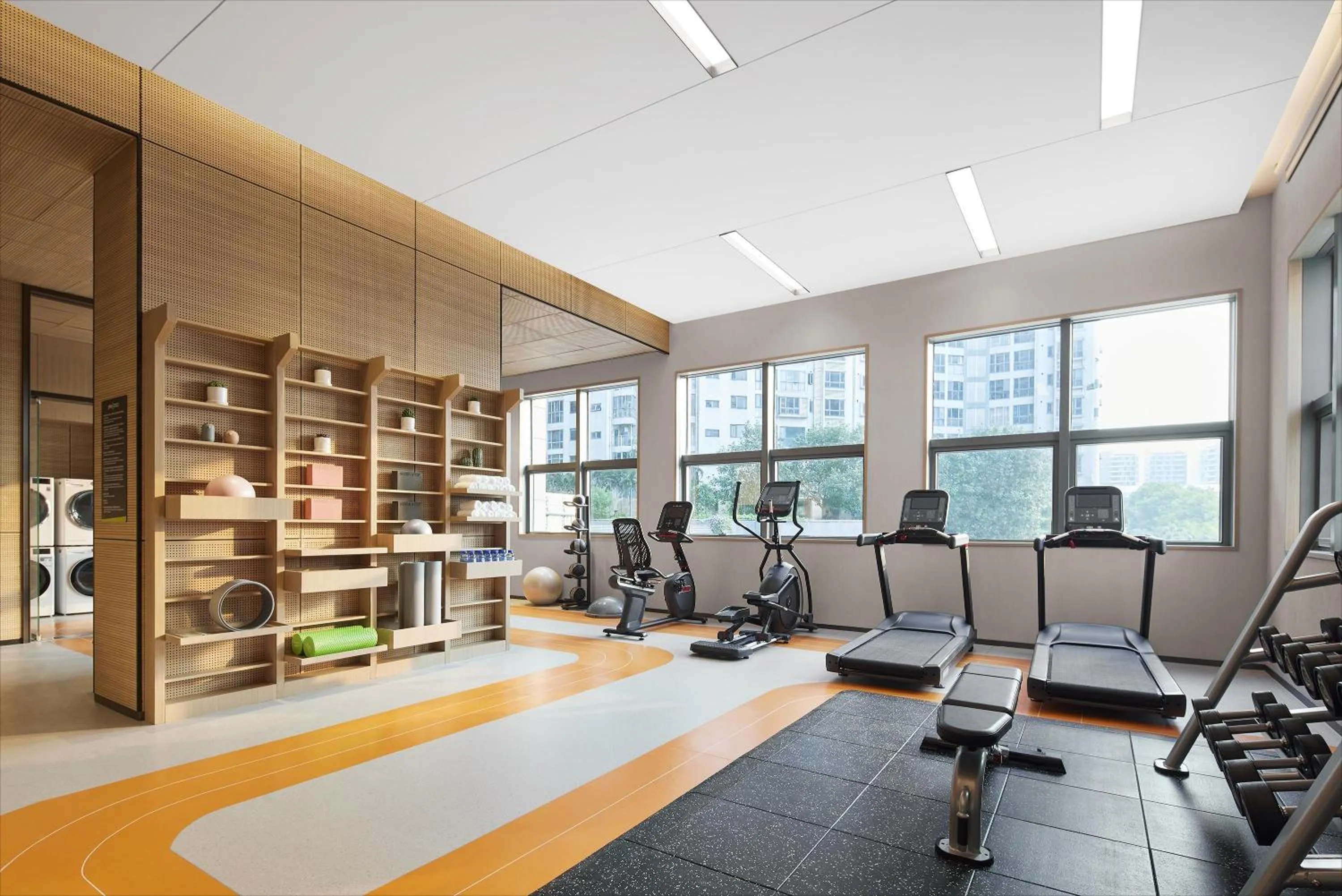 Fitness centre/facilities in Home2 Suites By Hilton Wuhan Hankou Railway Station