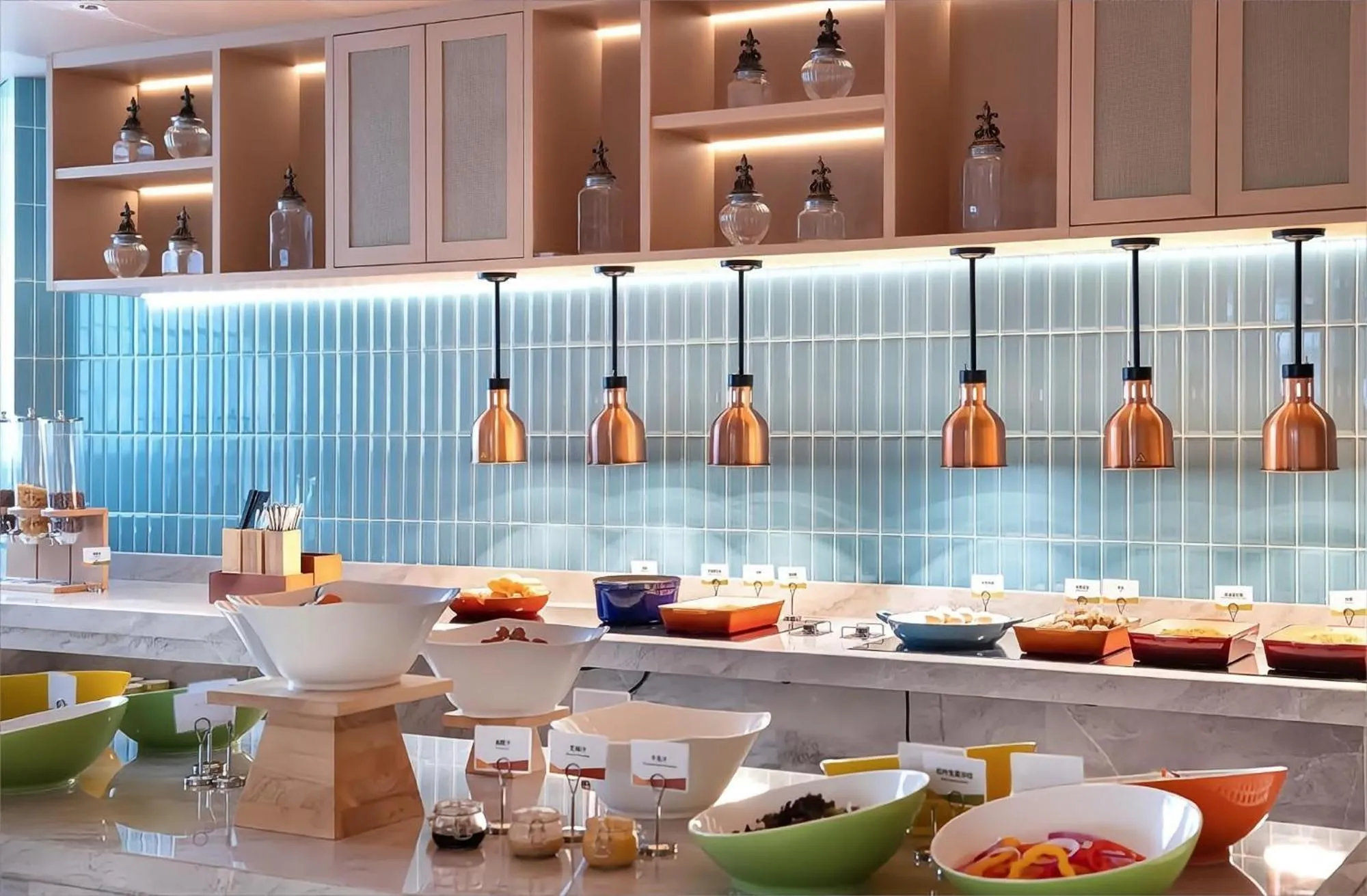 Buffet breakfast in Home2 Suites By Hilton Wuhan Hankou Railway Station