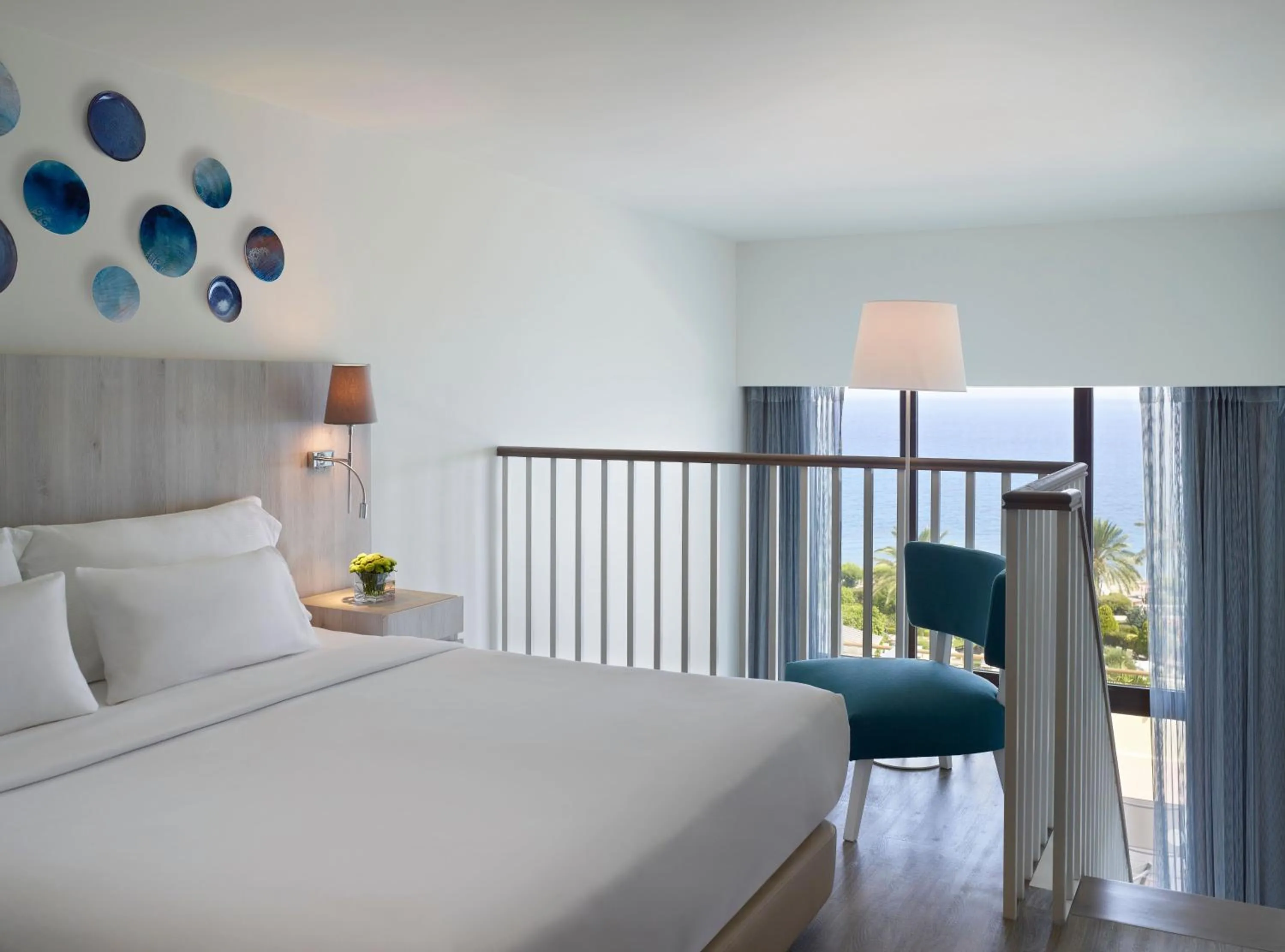 Bed in Rhodes Bay Hotel & Spa