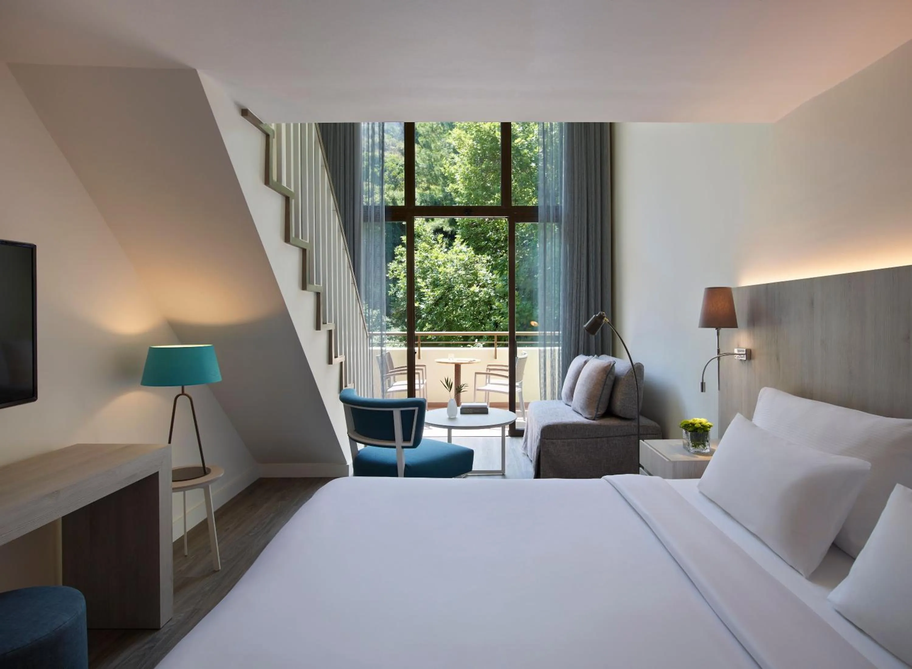 Bed in Rhodes Bay Hotel & Spa