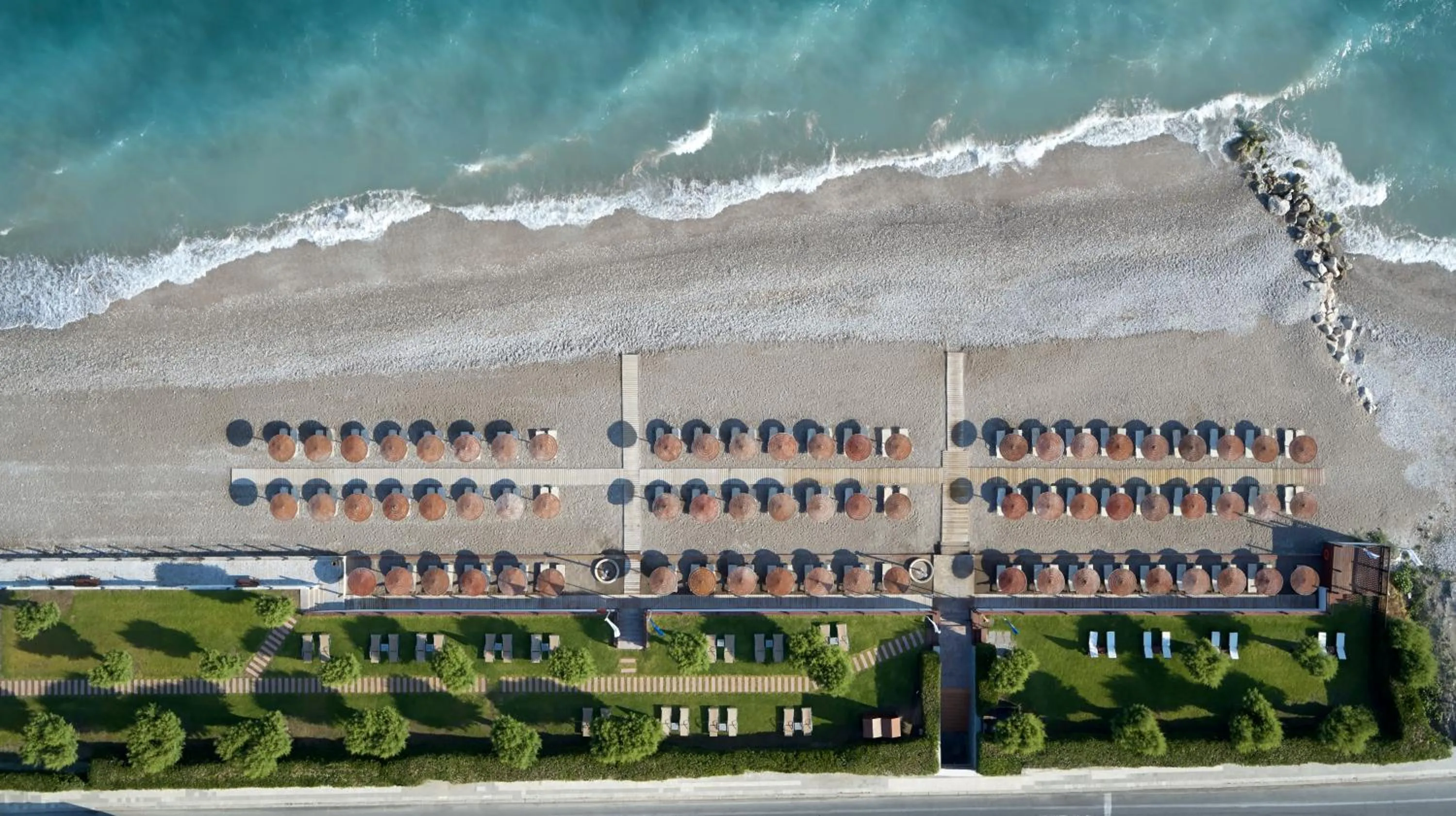 Beach in Rhodes Bay Hotel & Spa