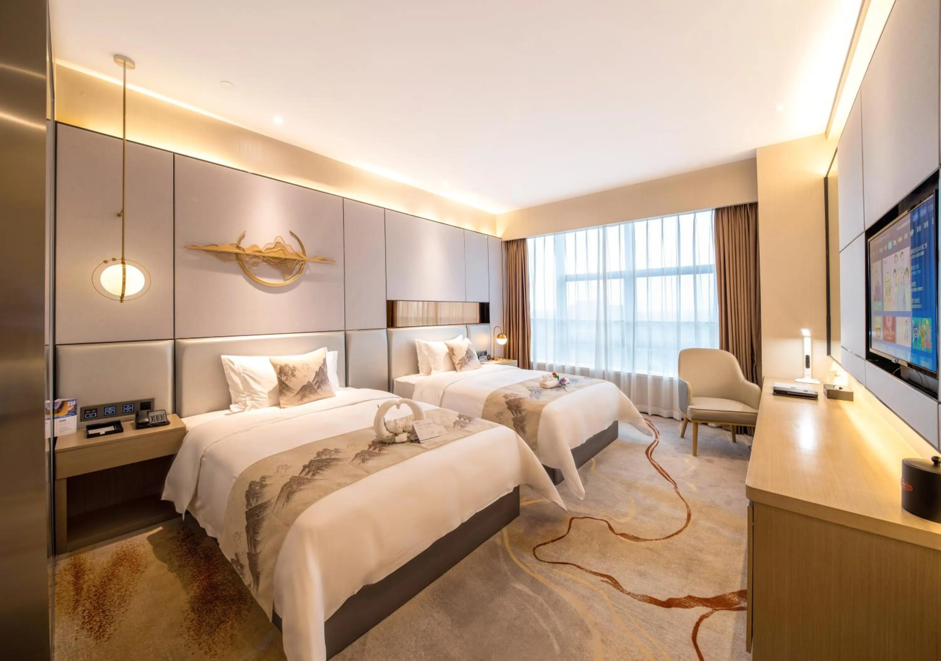 Bed in Qingyuan Argyle Hotel