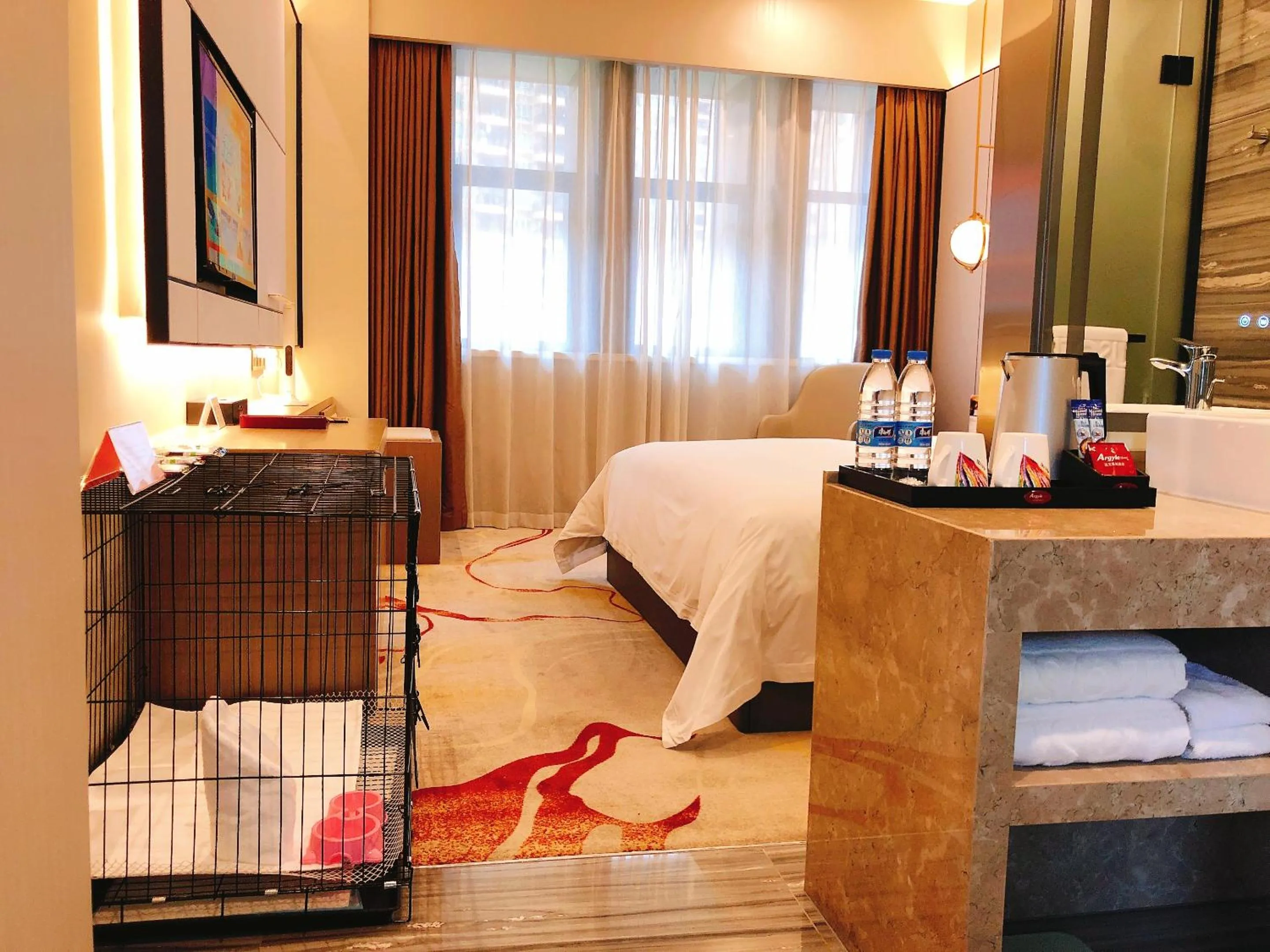 Bed in Qingyuan Argyle Hotel