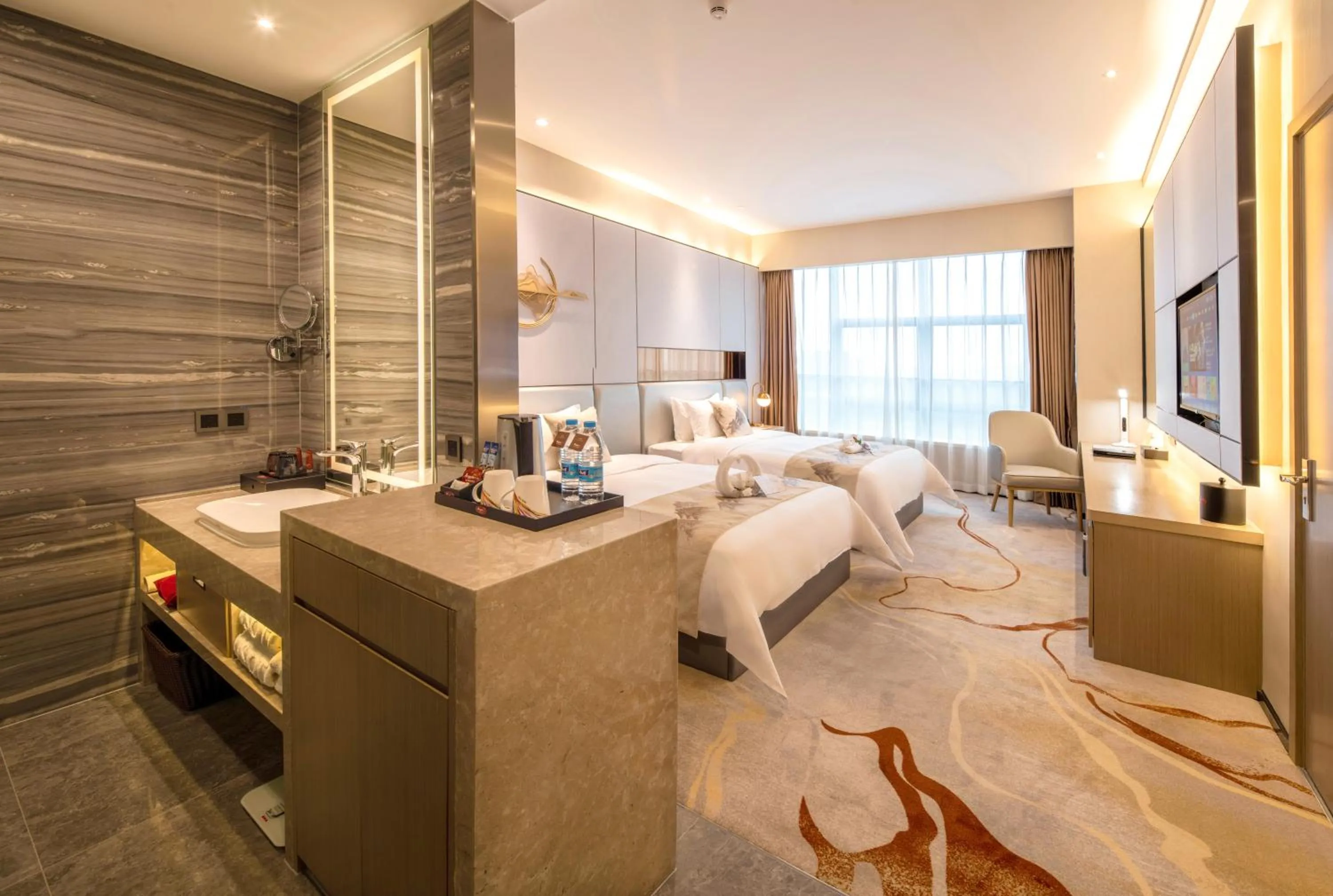 Bed in Qingyuan Argyle Hotel