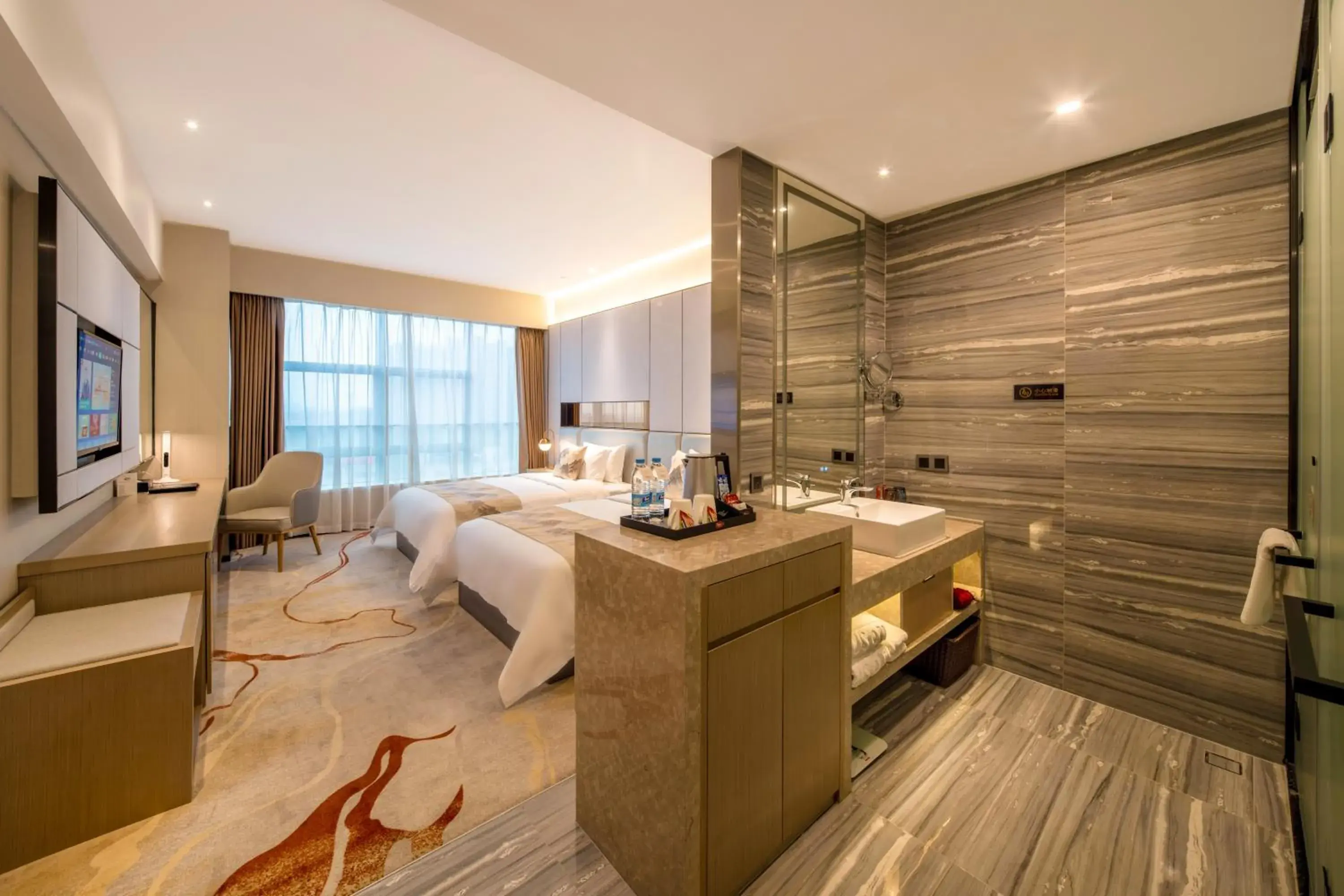 Twin Room with View in Qingyuan Argyle Hotel Twin Room with View in Qingyuan Argyle Hotel