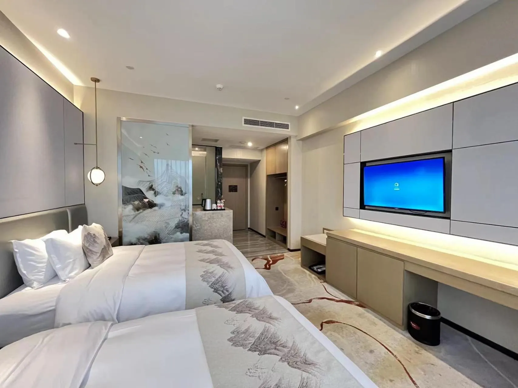 Bed in Qingyuan Argyle Hotel