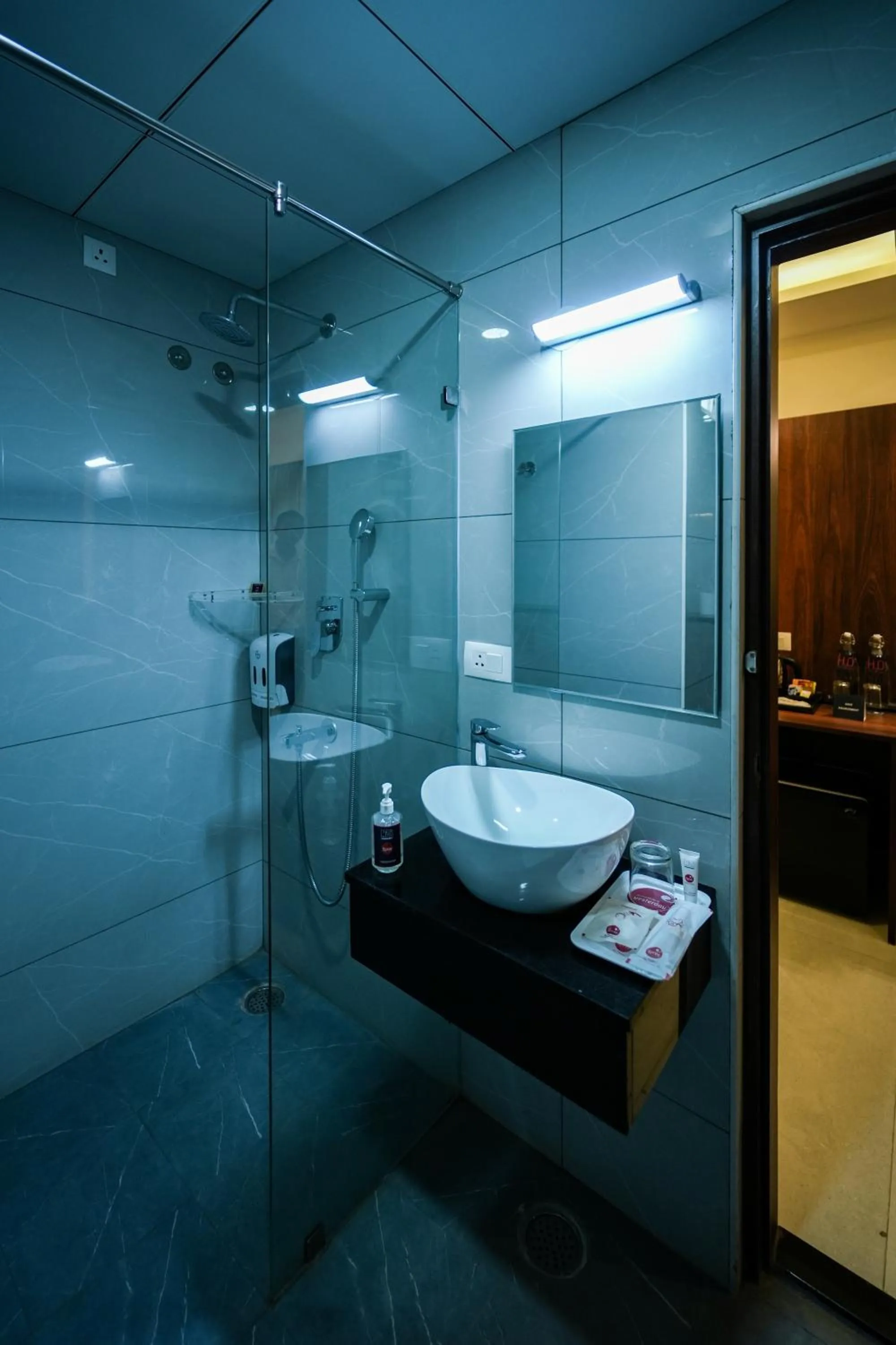 Bathroom in Zip By Spree Hotels Purple Orchid Whitefield